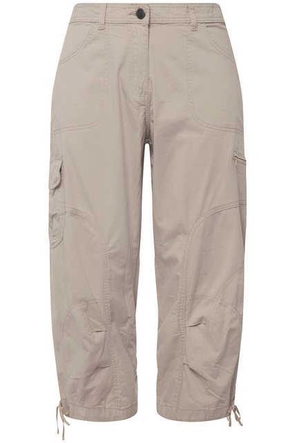 Ulla Popken Cargoshorts 7/8-Cargohose Komfortbund günstig online kaufen