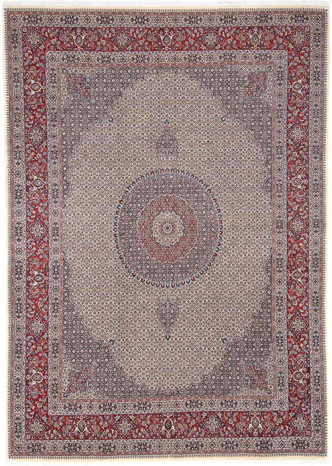 morgenland Wollteppich »Kaschmar Blumenmuster 390 x 304 cm«, rechteckig, 10 günstig online kaufen