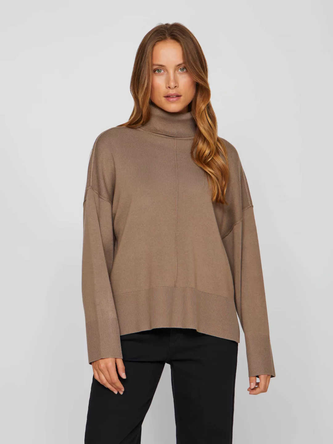 Vila Rollkragenpullover "VIOSTRIA ROLLNECK L/S KNIT TOP-NOOS" günstig online kaufen