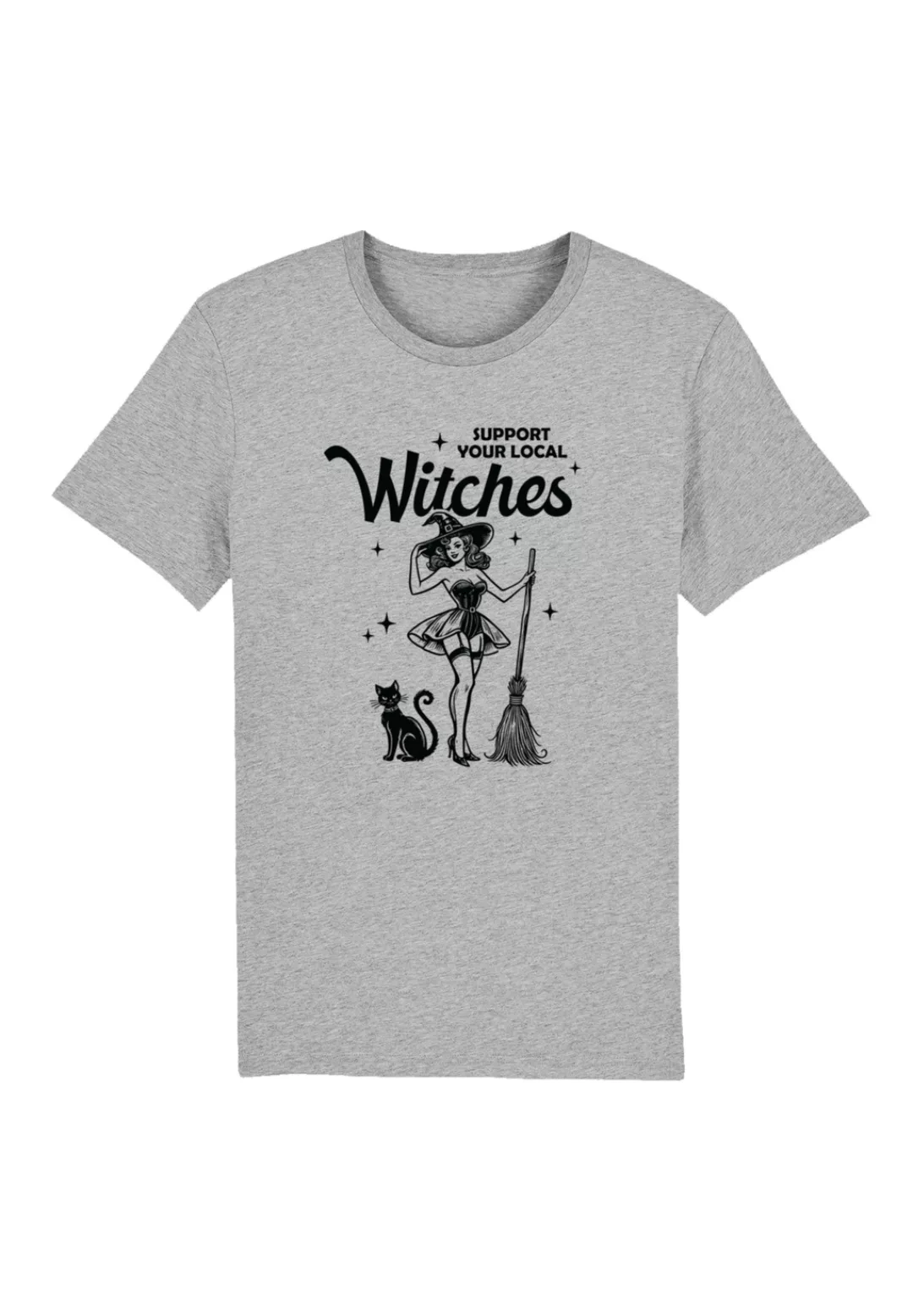 F4NT4STIC T-Shirt "Halloween Witch support your local witches", Premium Qua günstig online kaufen