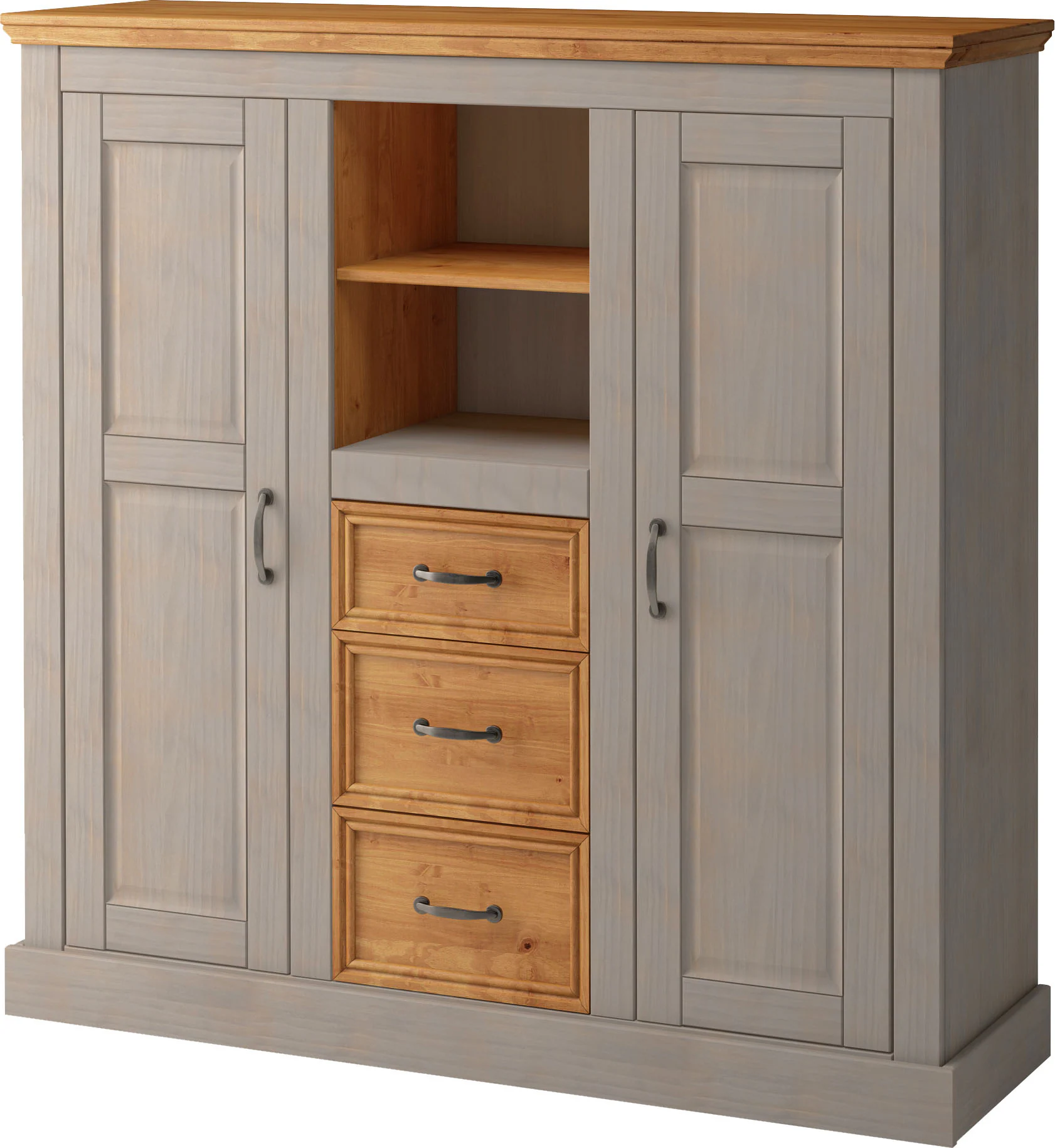 Home affaire Highboard "Selma", Stauraumschrank, Breite 130 cm günstig online kaufen