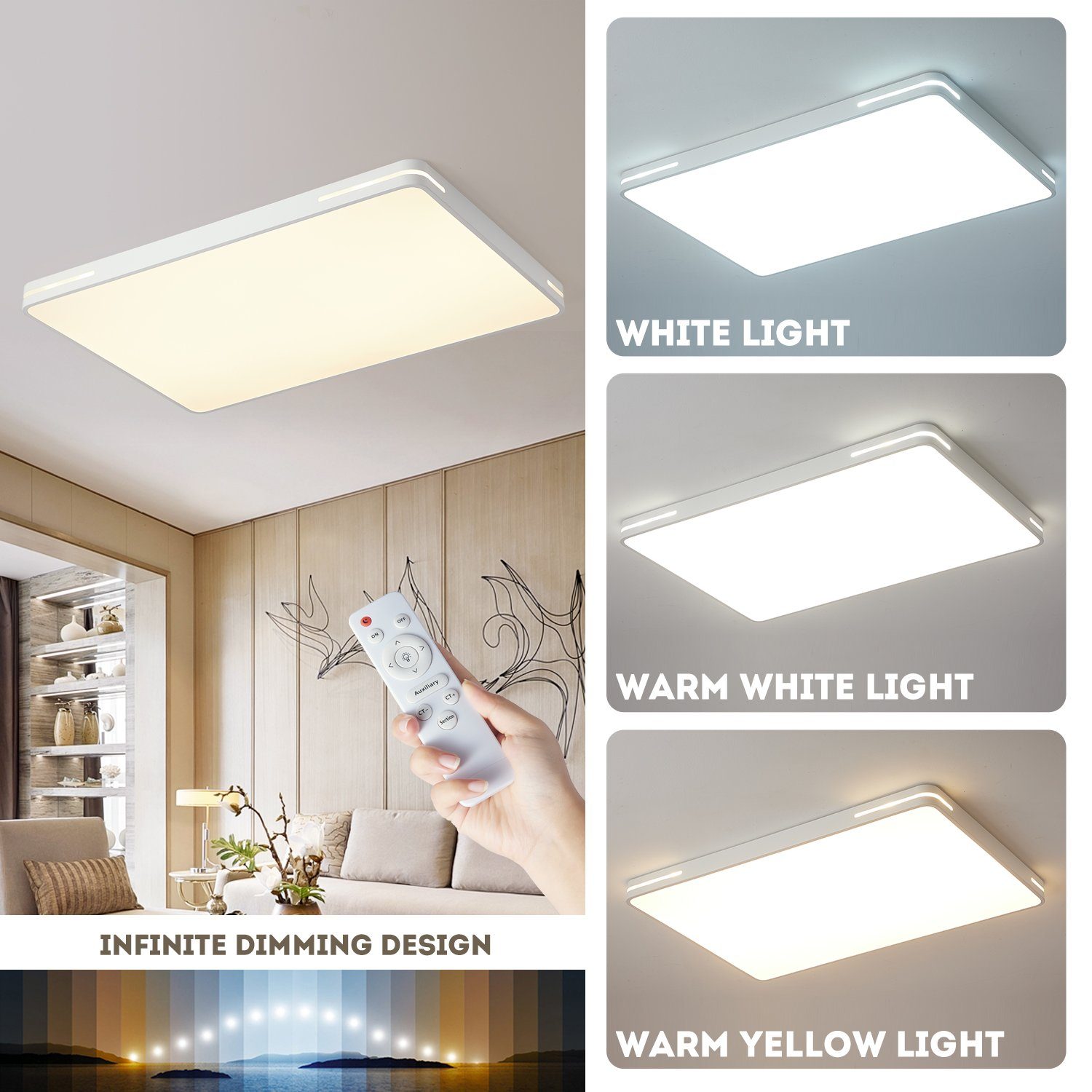 style home LED Deckenleuchte Metall Deckenlampe, günstig online kaufen