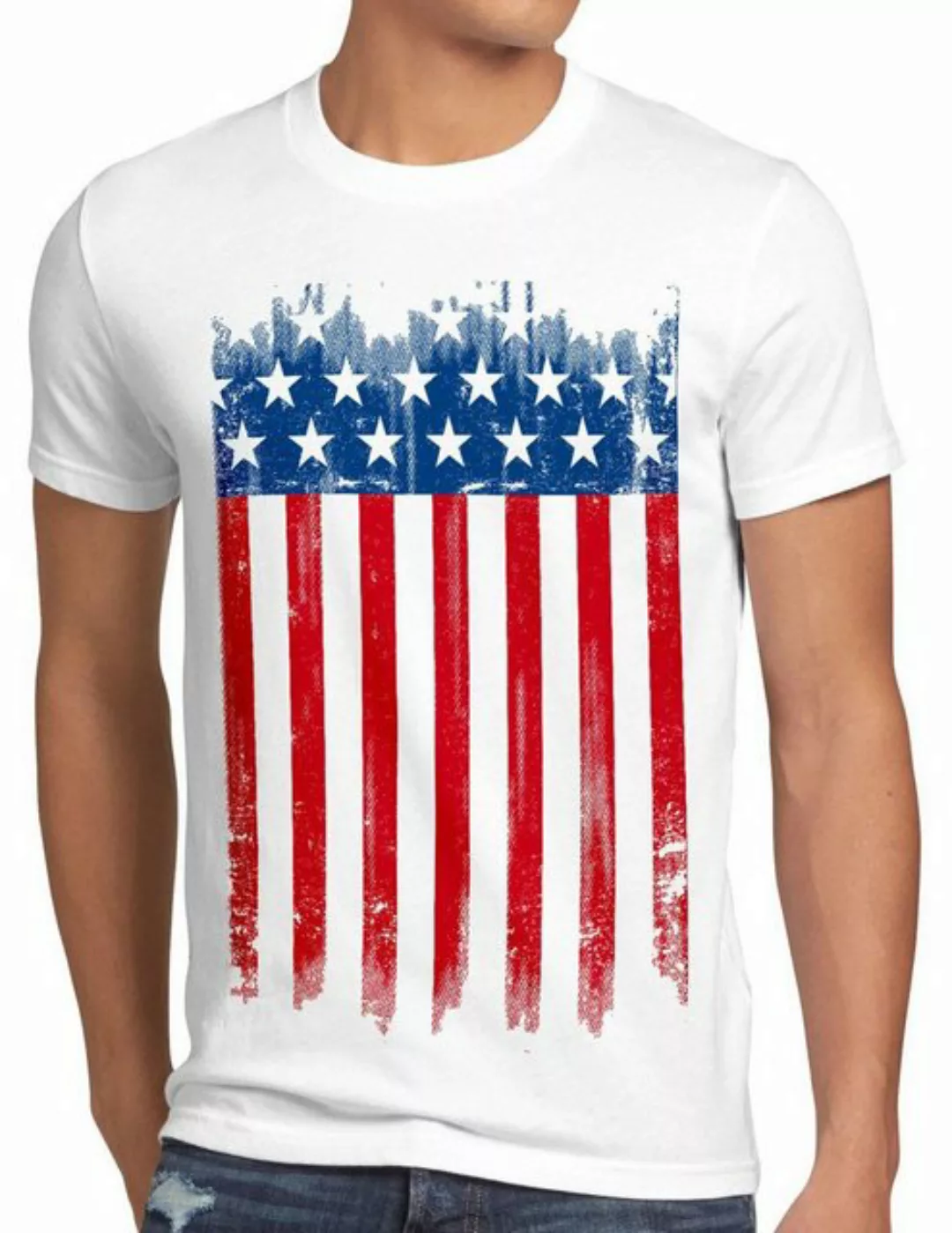 style3 Print-Shirt Herren T-Shirt US Flagge vereinigte staaten united state günstig online kaufen