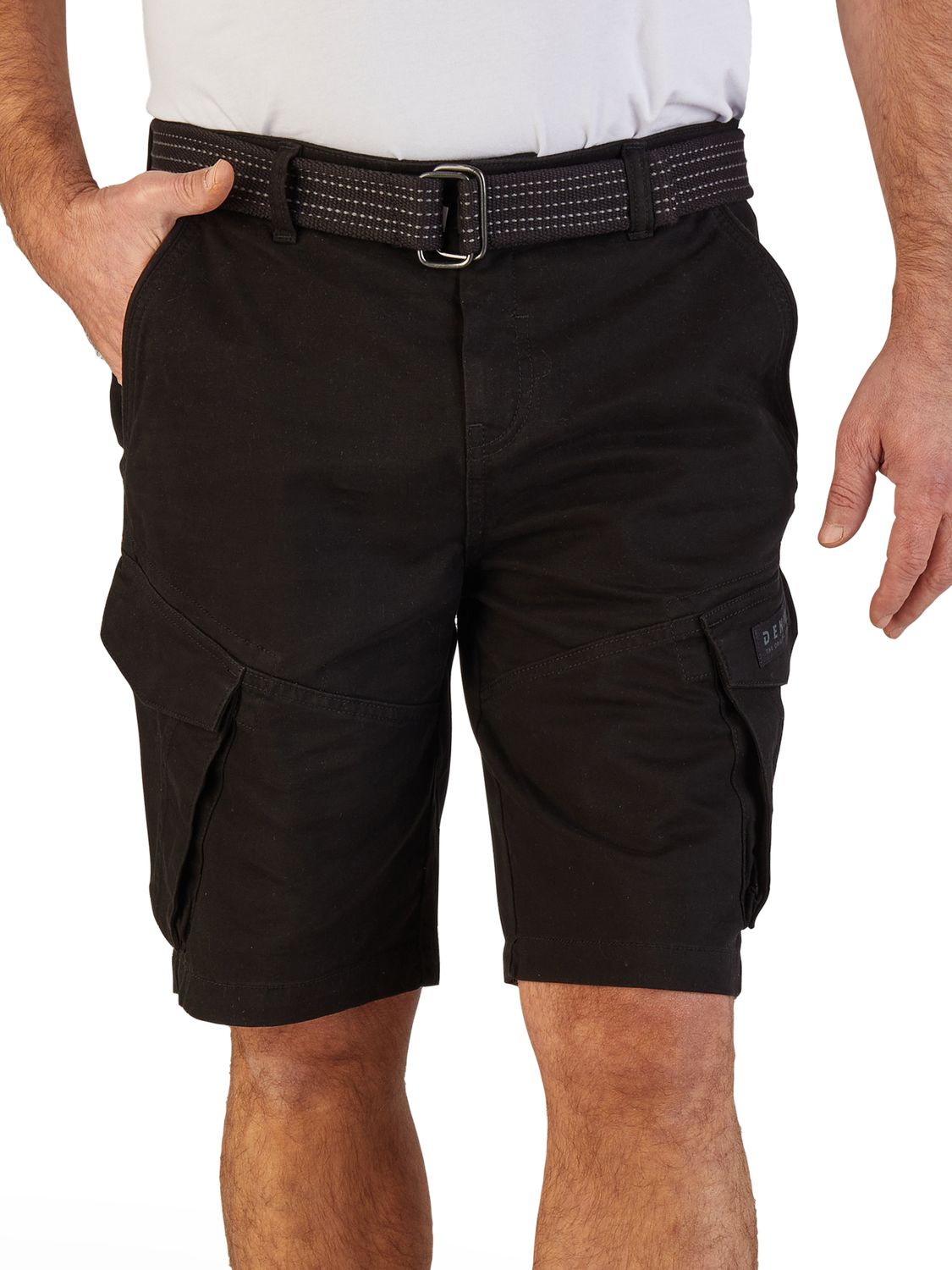 DENIMFY Cargo Shorts Herren mit Gürtel Regular Fit DFPhil günstig online kaufen