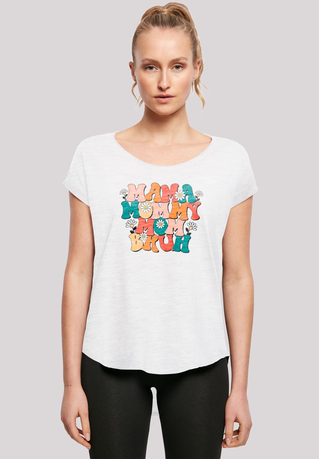 F4NT4STIC T-Shirt "Mothers Day Floral Accent Mom Life", Premium Qualität günstig online kaufen