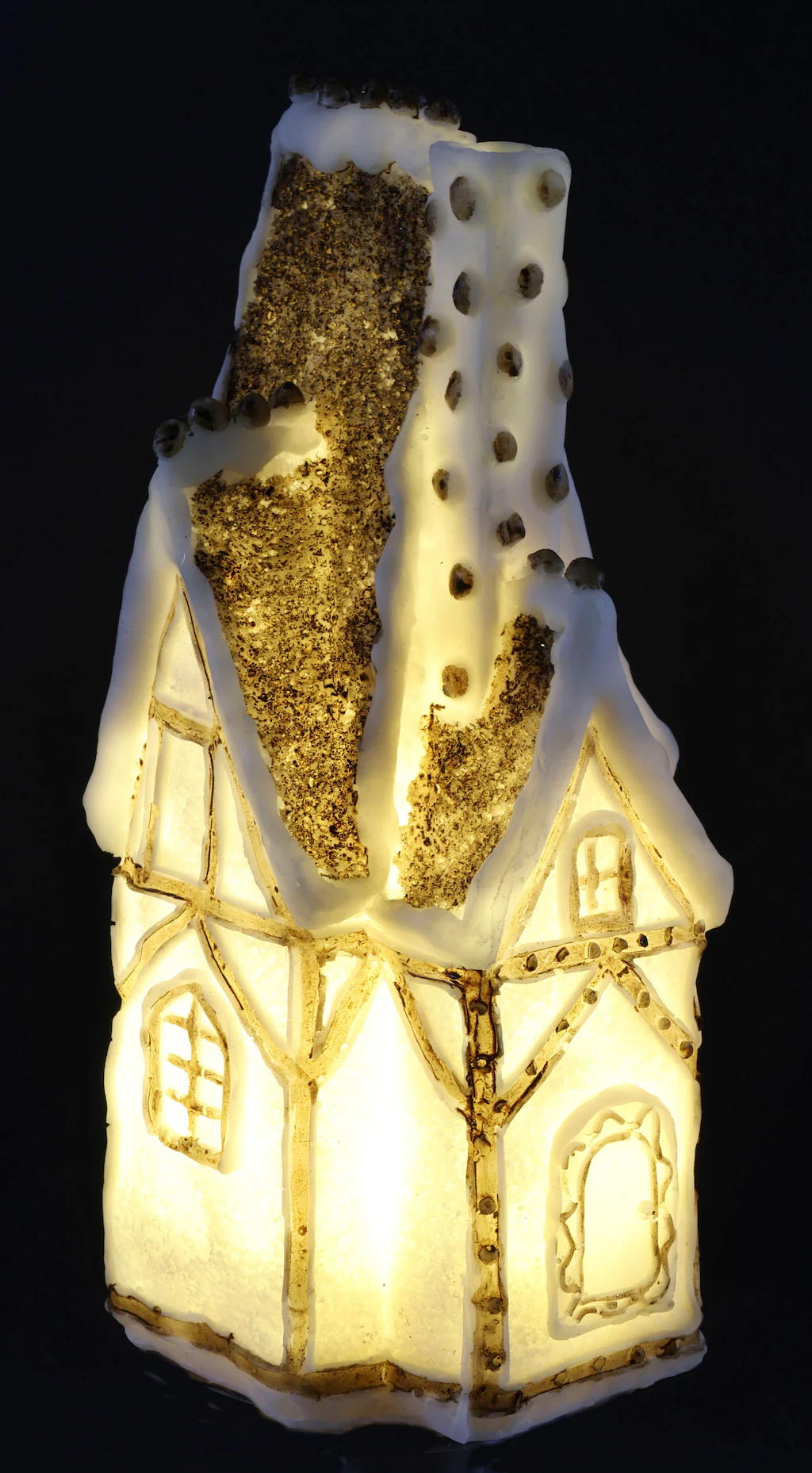 I.GE.A. Dekofigur "Haus", Weihnachtsdeko aus Polyresin, Höhe ca. 24 cm günstig online kaufen