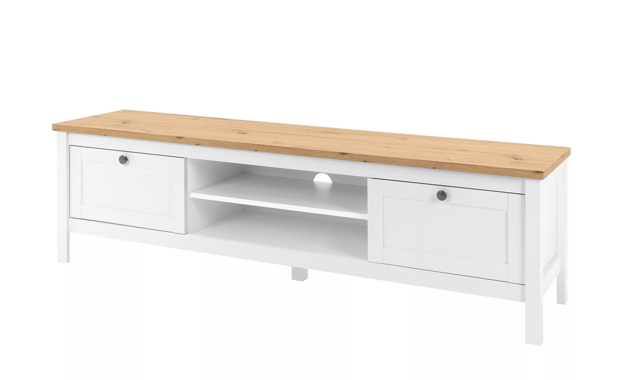 TV-Lowboard  Bergen - weiß - 160 cm - 45 cm - 40 cm - Sconto günstig online kaufen