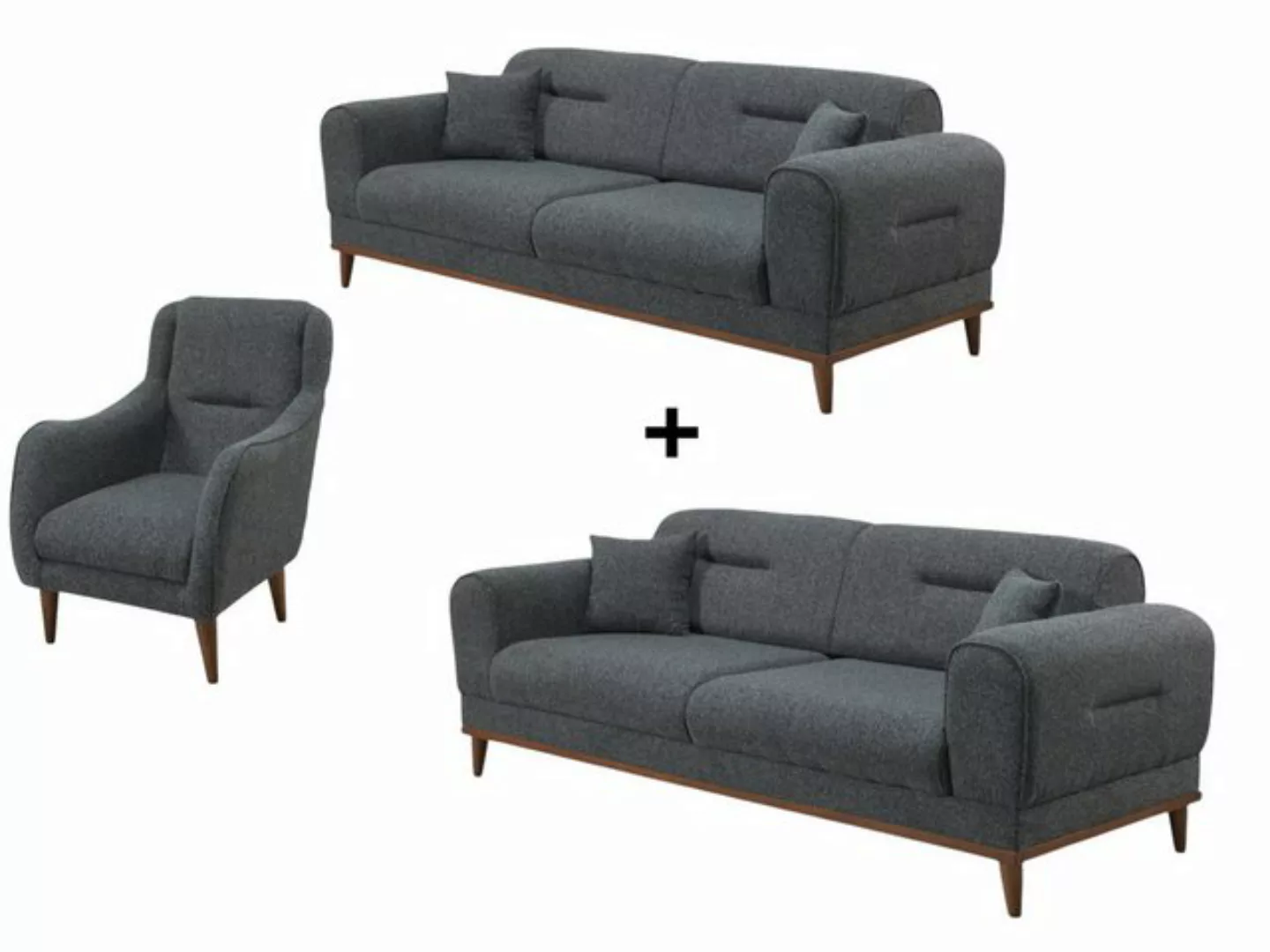 BENEDO MÖBEL Polstergarnitur Sofia Sofa verschiedene Ausführungen Handmade, günstig online kaufen