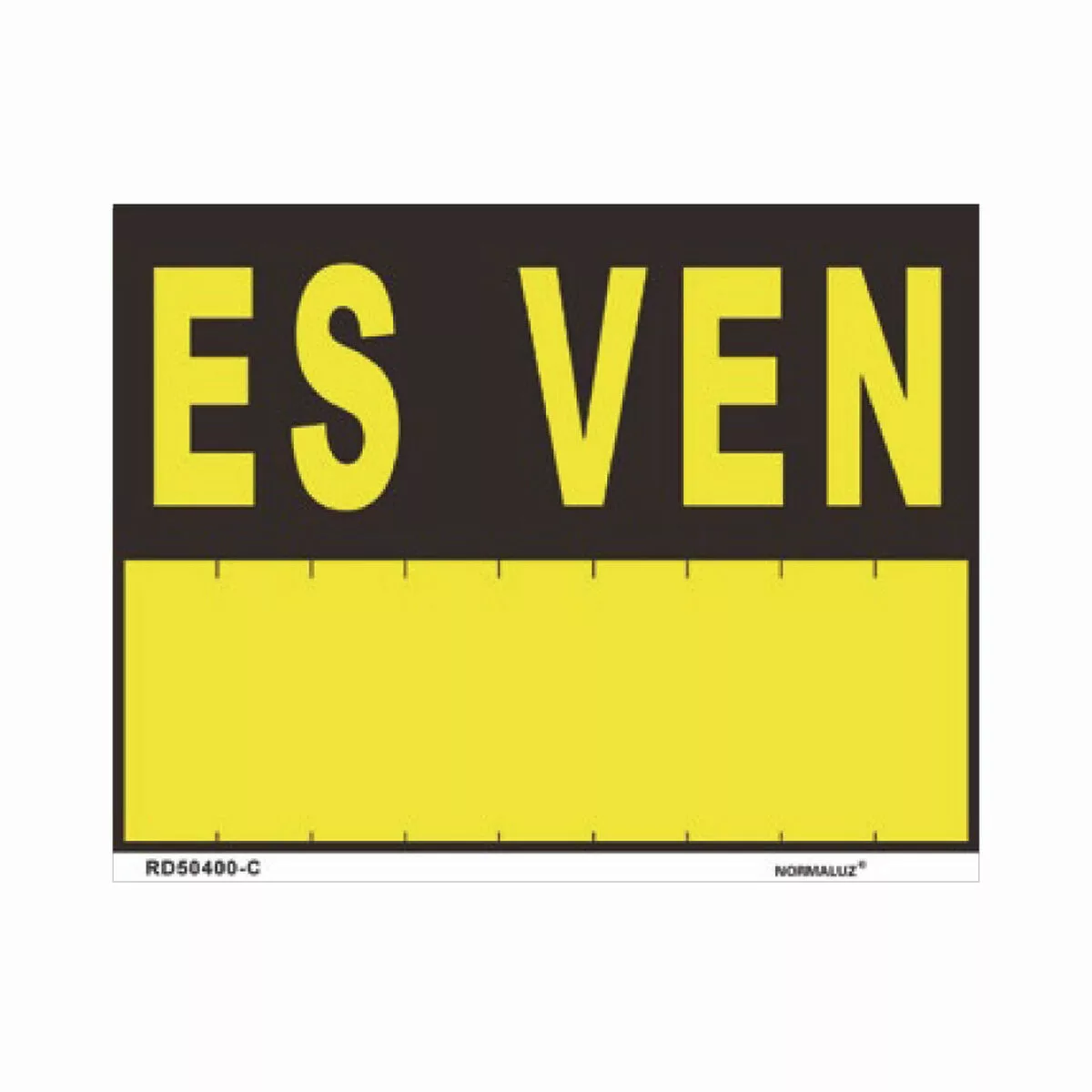 Schild Normaluz Es Ven Pvc (35 X 45 Cm) günstig online kaufen