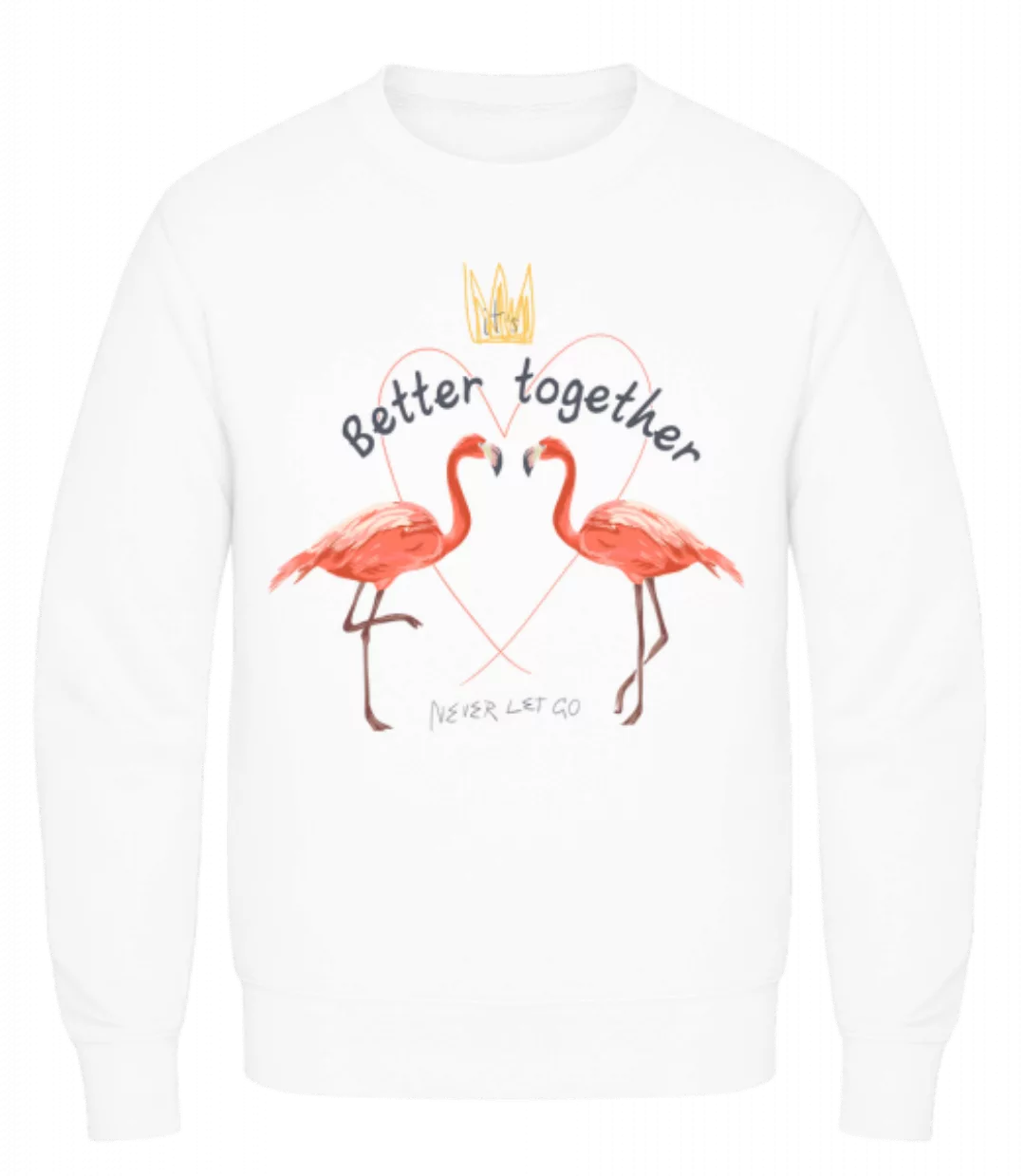 Better Together Flamingos · Männer Pullover günstig online kaufen