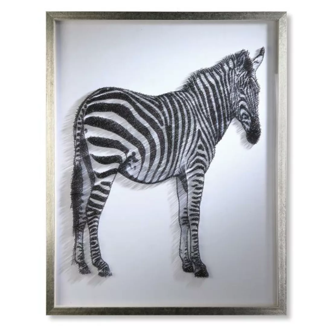 Bild Gemälde Zebra Design 80 cm x 100 cm günstig online kaufen