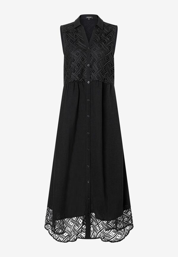 MORE&MORE A-Linien-Kleid Maxikleid günstig online kaufen