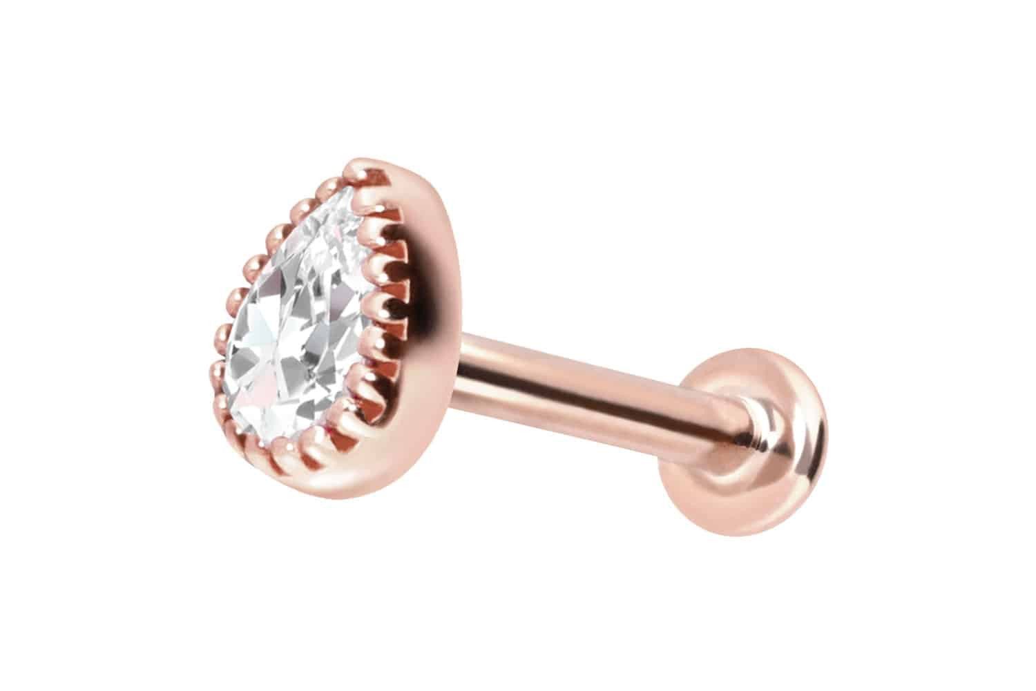 PIERCINGLINE Piercing-Set 14 Karat Gold Labret günstig online kaufen
