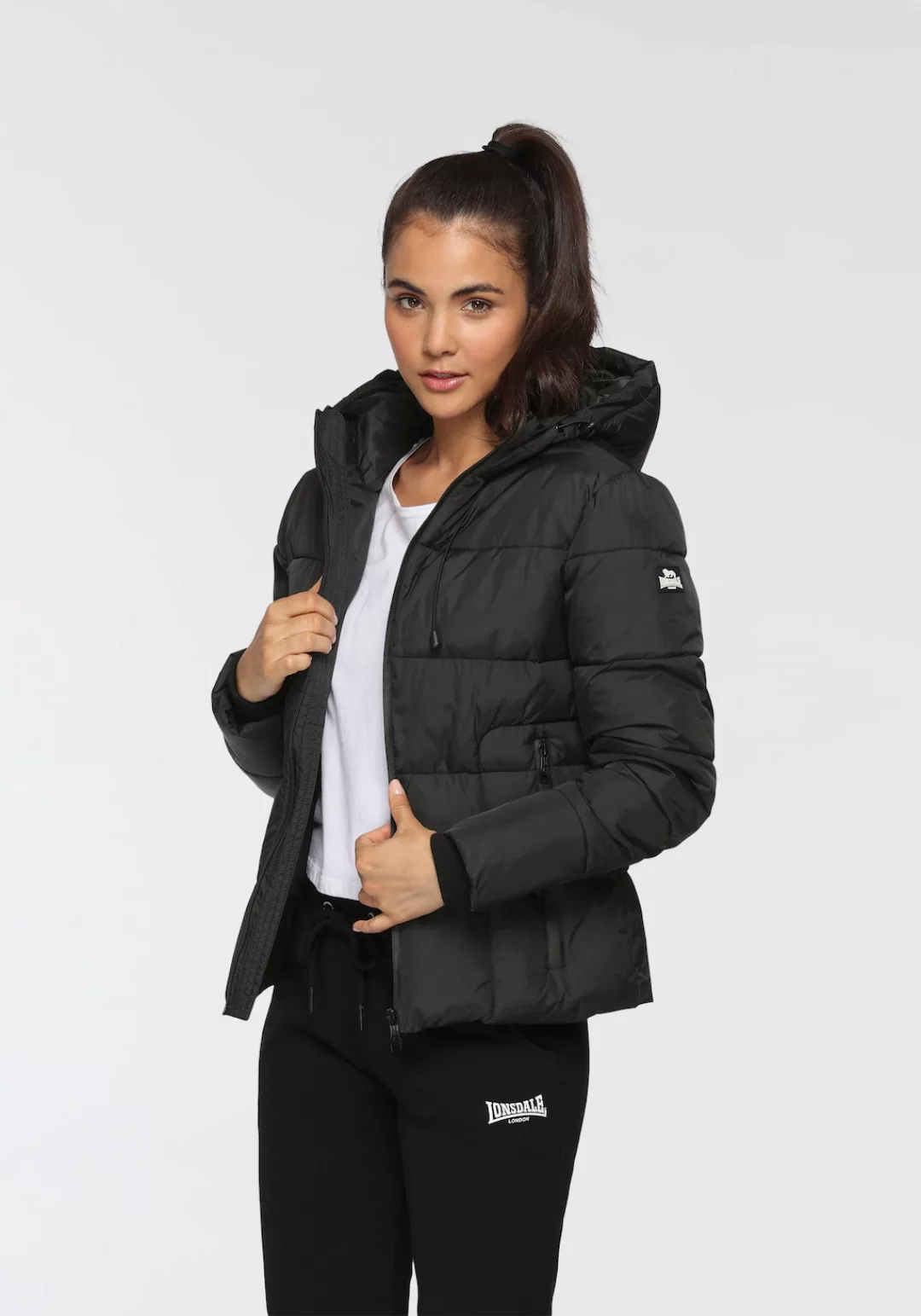 Lonsdale Steppjacke "GRAMPOUND", (1 St.), mit Kapuze günstig online kaufen