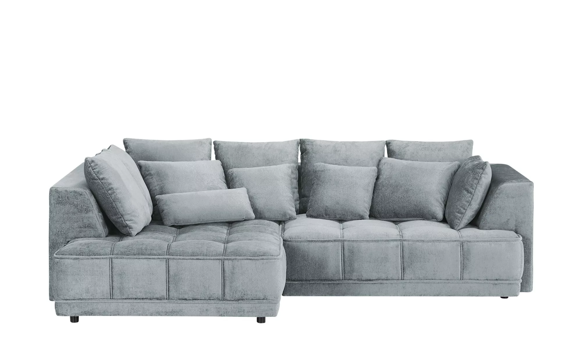 switch Ecksofa aus Samt Tiga ¦ grau ¦ Maße (cm): B: 285 H: 88 T: 205.0 Pols günstig online kaufen