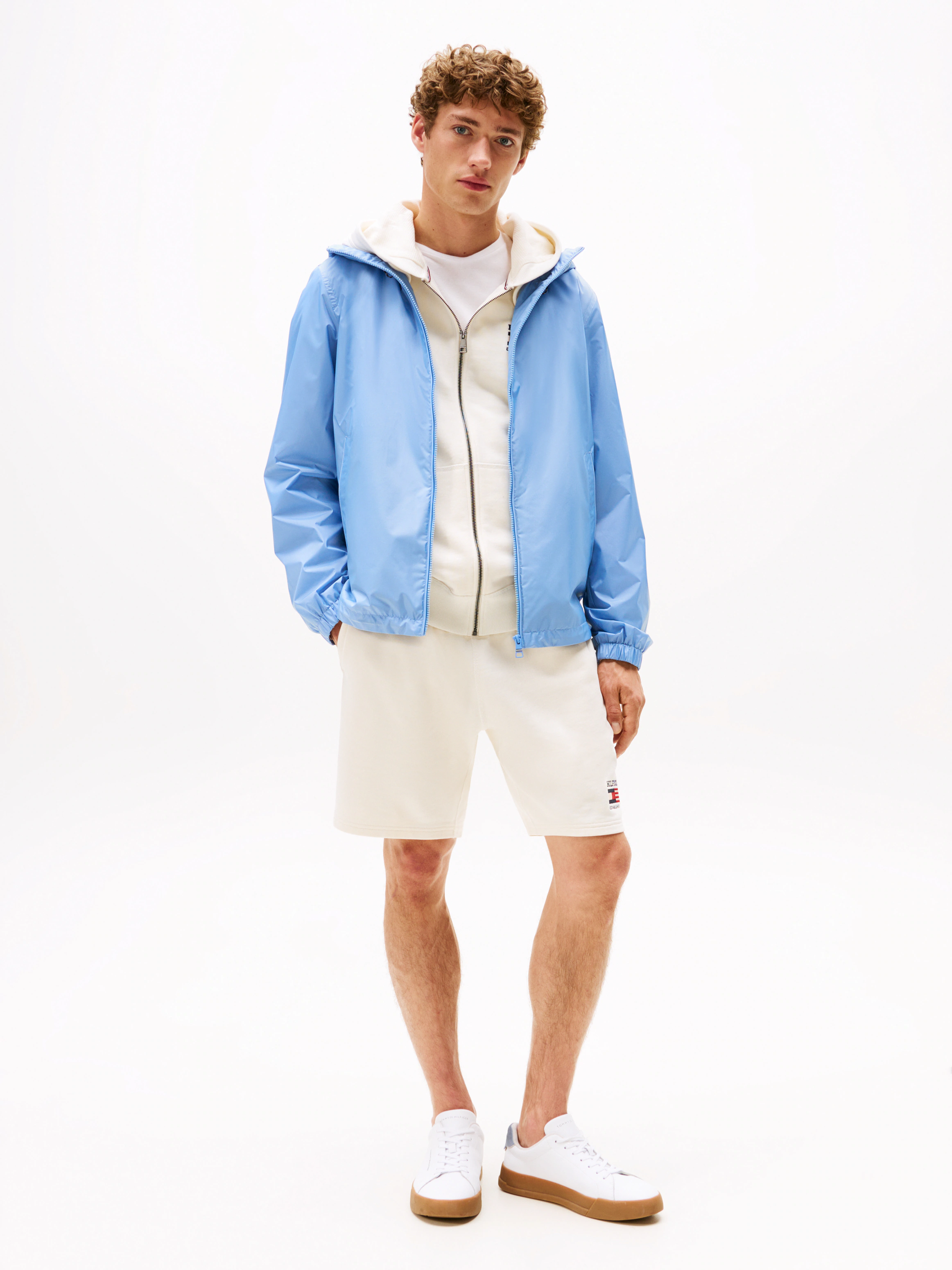 Tommy Hilfiger Blouson "RWB HOODED JACKET", mit Kapuze, Freizeitjacke, Über günstig online kaufen