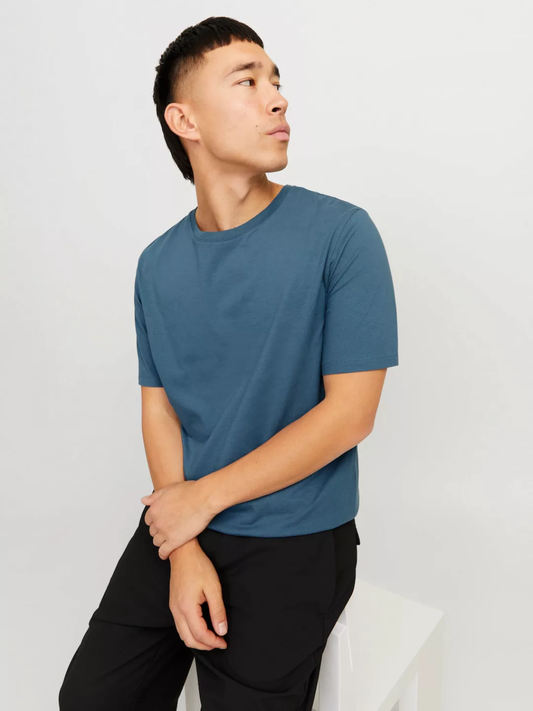 Jack & Jones Rundhalsshirt "JJEORGANIC BASIC TEE SS O-NECK NOOS", mit Rundh günstig online kaufen