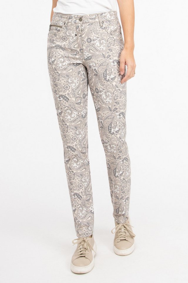 Recover Pants Stoffhose Hose mit Paisleydruck günstig online kaufen