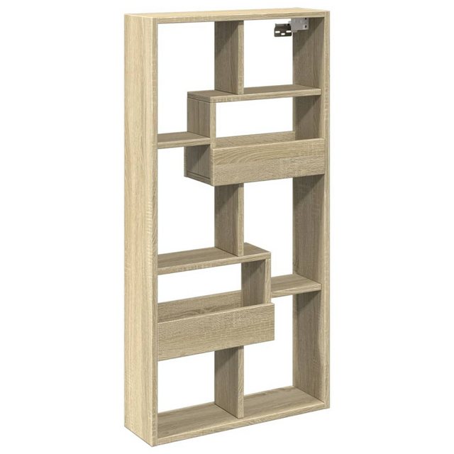 vidaXL Schrankmodule Wandschrank Sonoma-Eiche 50x15x100 cm Holzwerkstoff günstig online kaufen