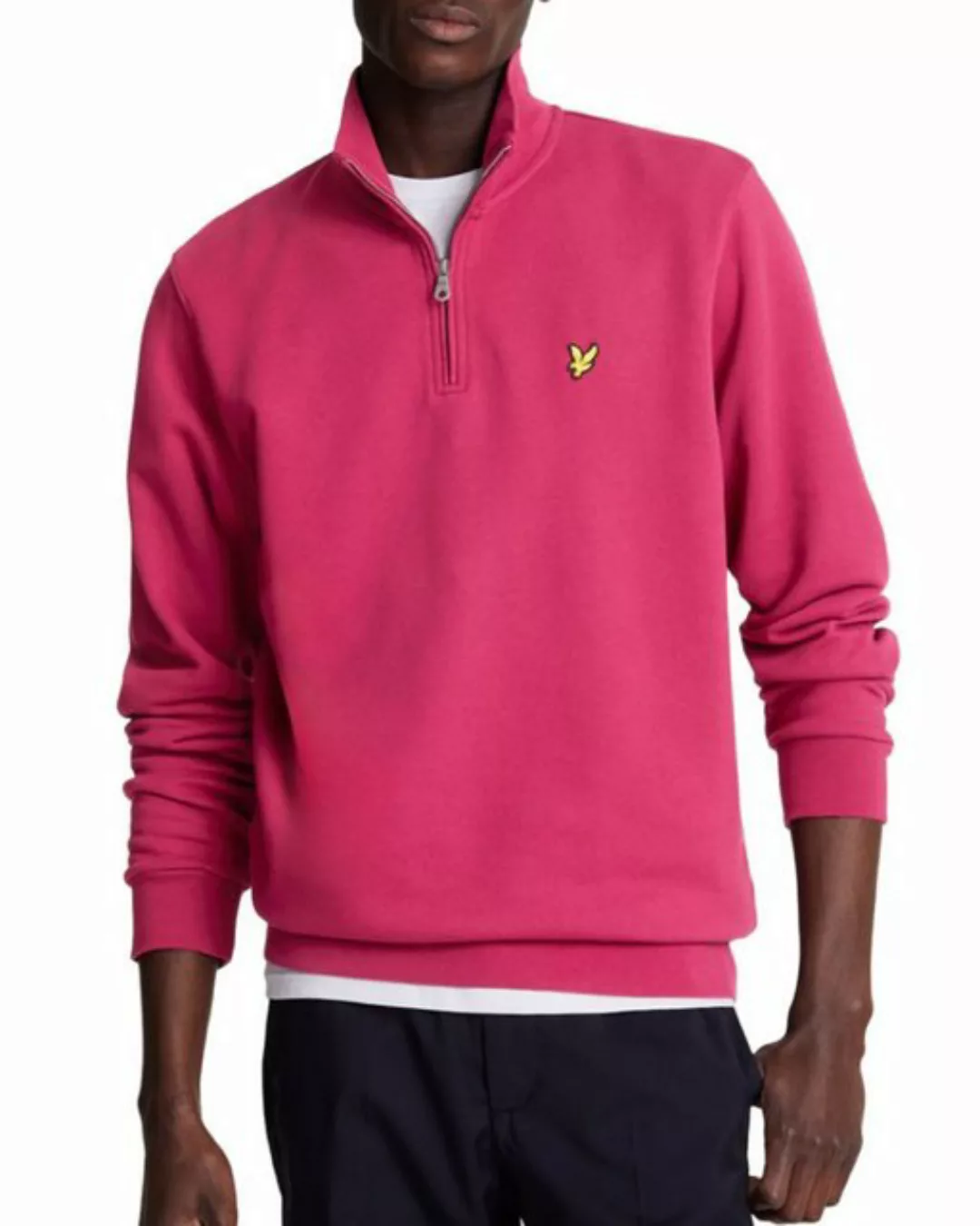 Lyle & Scott Sweatshirt Herren, 100% Baumwolle, 1/4 Zip günstig online kaufen