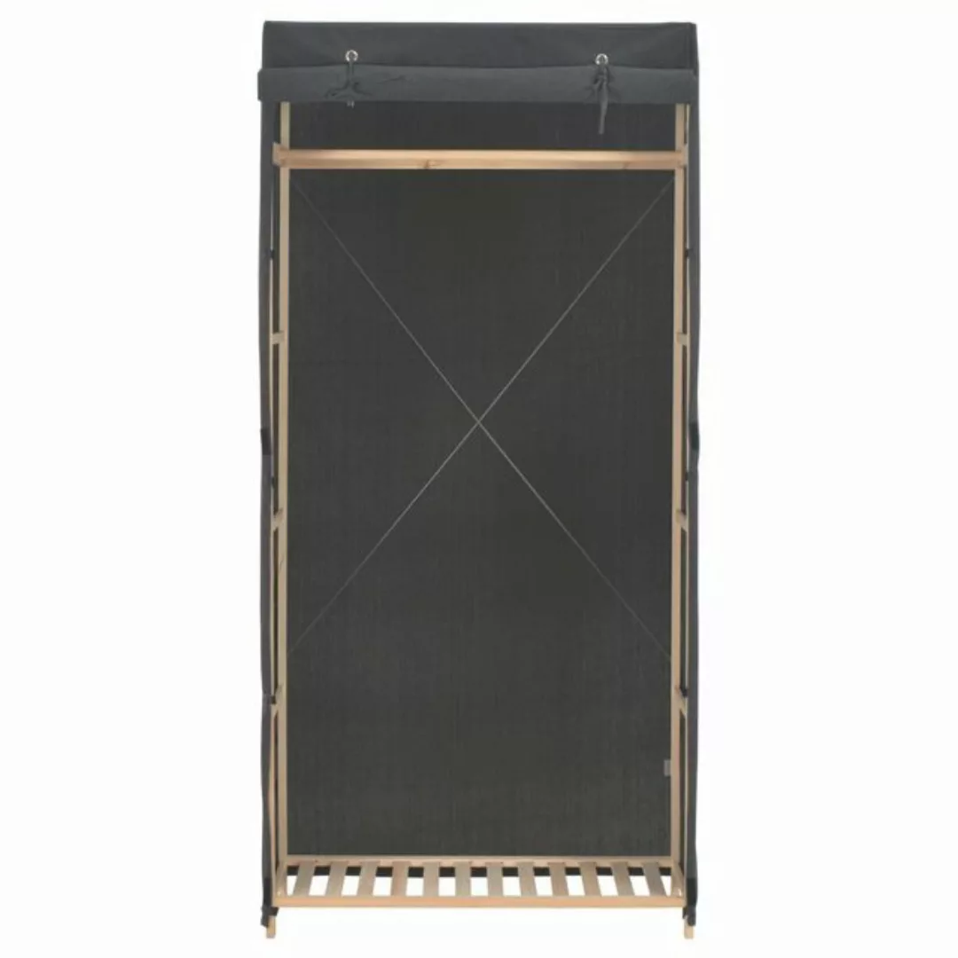 vidaXL Kleiderschrank Kleiderschrank Grau 79 x 40 x 170 cm Stoff günstig online kaufen