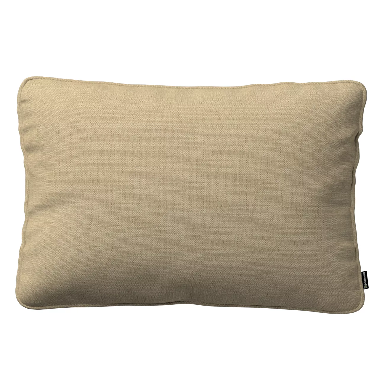 Kissenhülle Gabi mit Paspel 60x40cm, dunkelbeige, 60 x 40 cm, Living II (16 günstig online kaufen