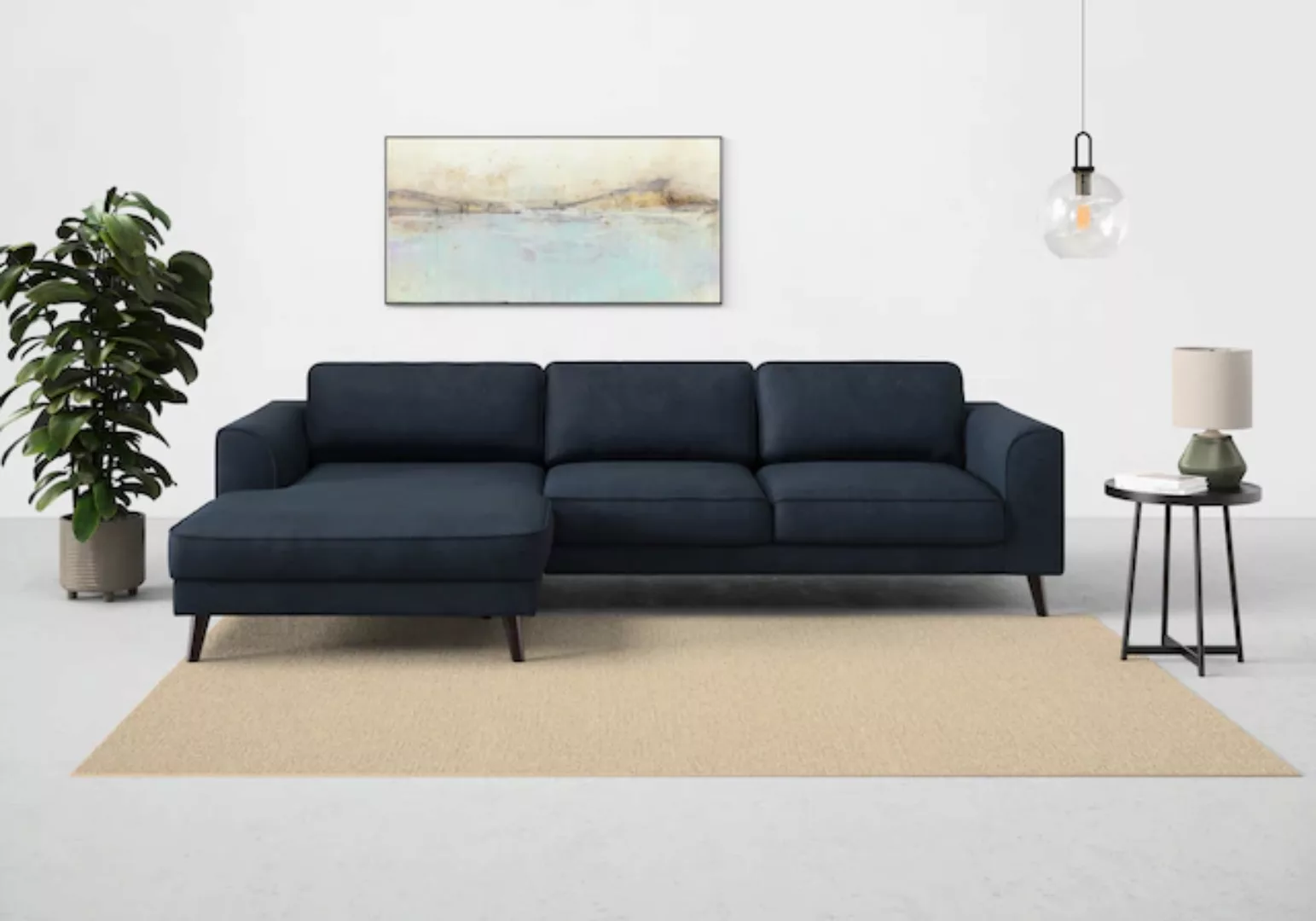 TRENDMANUFAKTUR Ecksofa "Lumber Jack, elegantes Designsofa, zeitlos modern, günstig online kaufen