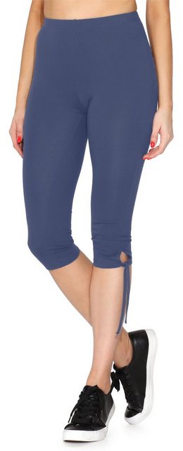 Merry Style Leggings Damen 3/4 Capri Leggings MS10-378 (1-tlg) elastischer günstig online kaufen