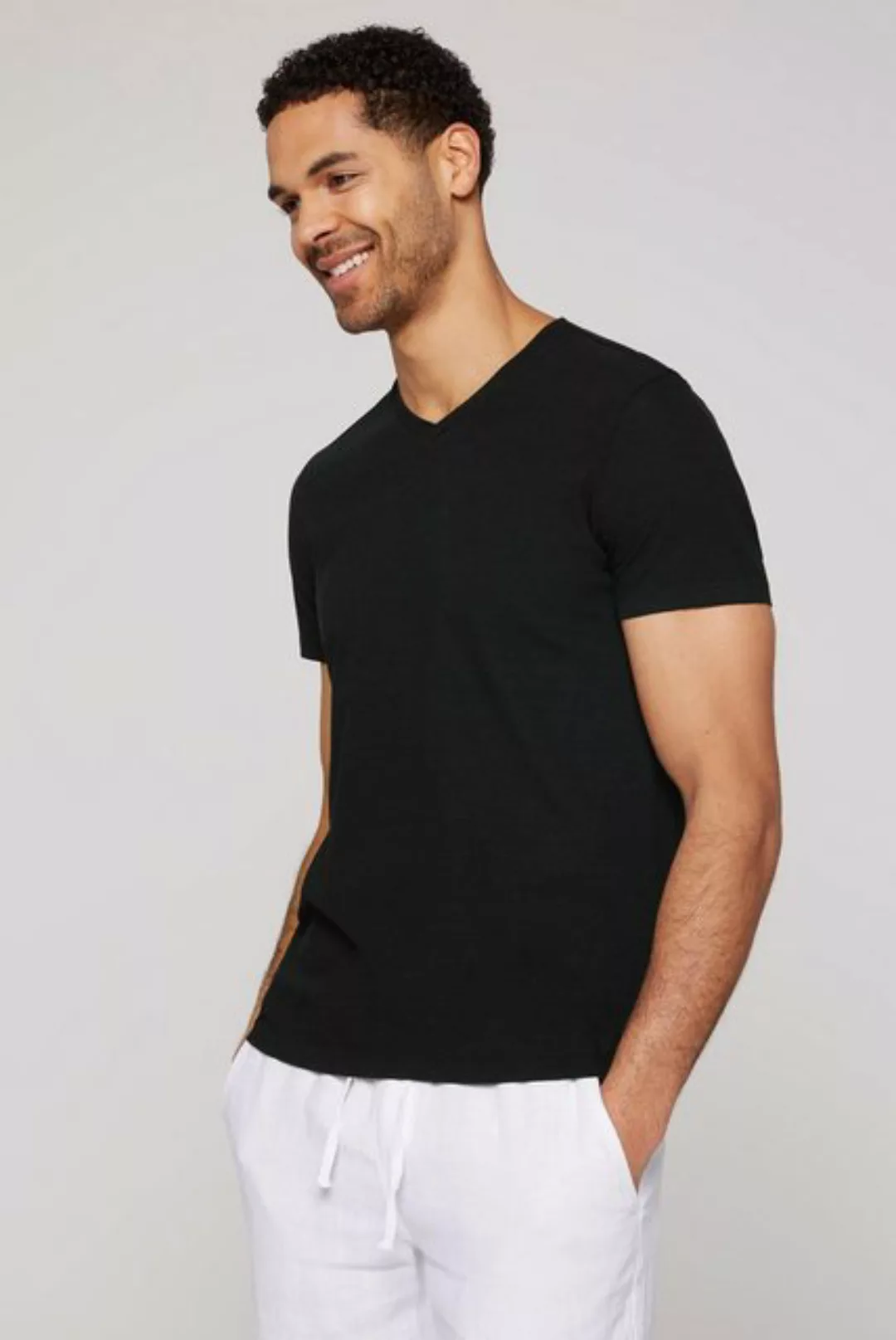 CAMP DAVID V-Shirt mit Baumwolle günstig online kaufen