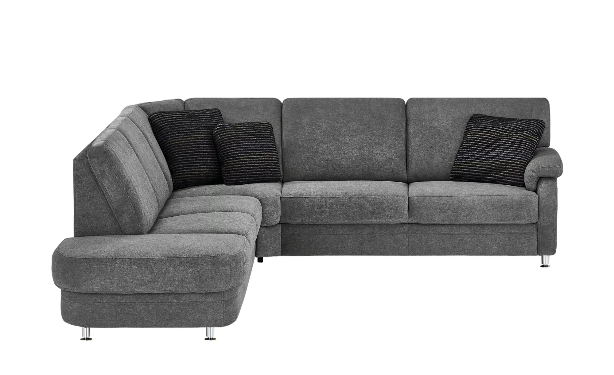 meinSofa Ecksofa  Ole-S - grau - 269 cm - 91 cm - 287 cm - Polstermöbel > S günstig online kaufen