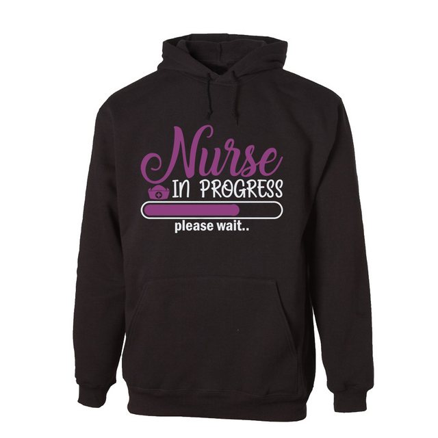 G-graphics Hoodie Nurse in progress – please wait... mit trendigem Frontpri günstig online kaufen