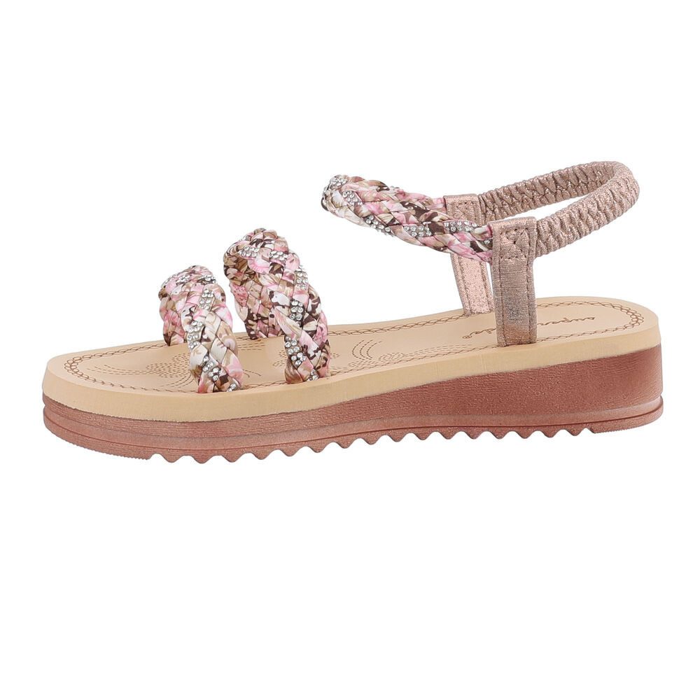Ital-Design Damen Freizeit Riemchensandalette (85960458) Keilabsatz/Wedge günstig online kaufen