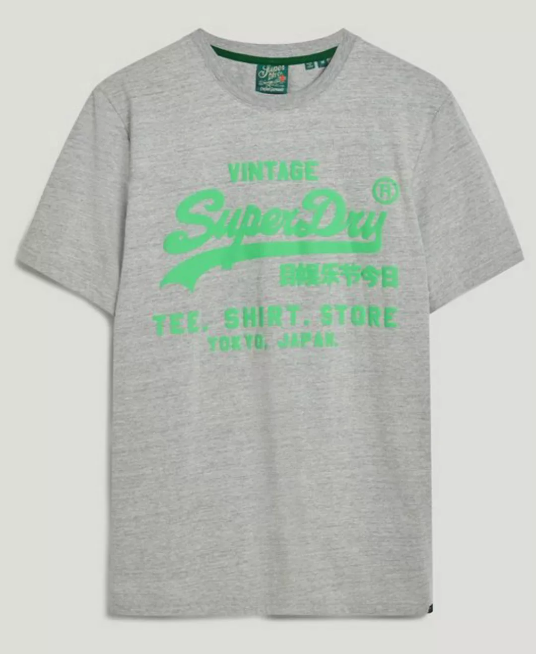 Superdry T-Shirt NEON VL T SHIRT Athletic Grey Marl günstig online kaufen