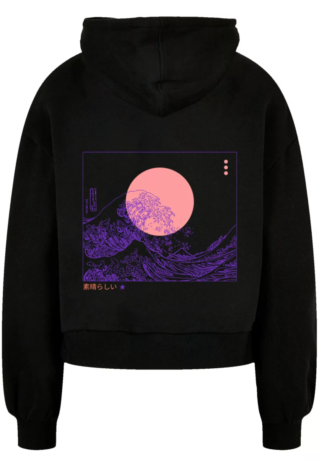 F4NT4STIC Kapuzenpullover "Kanagawa Welle Japan", Print günstig online kaufen