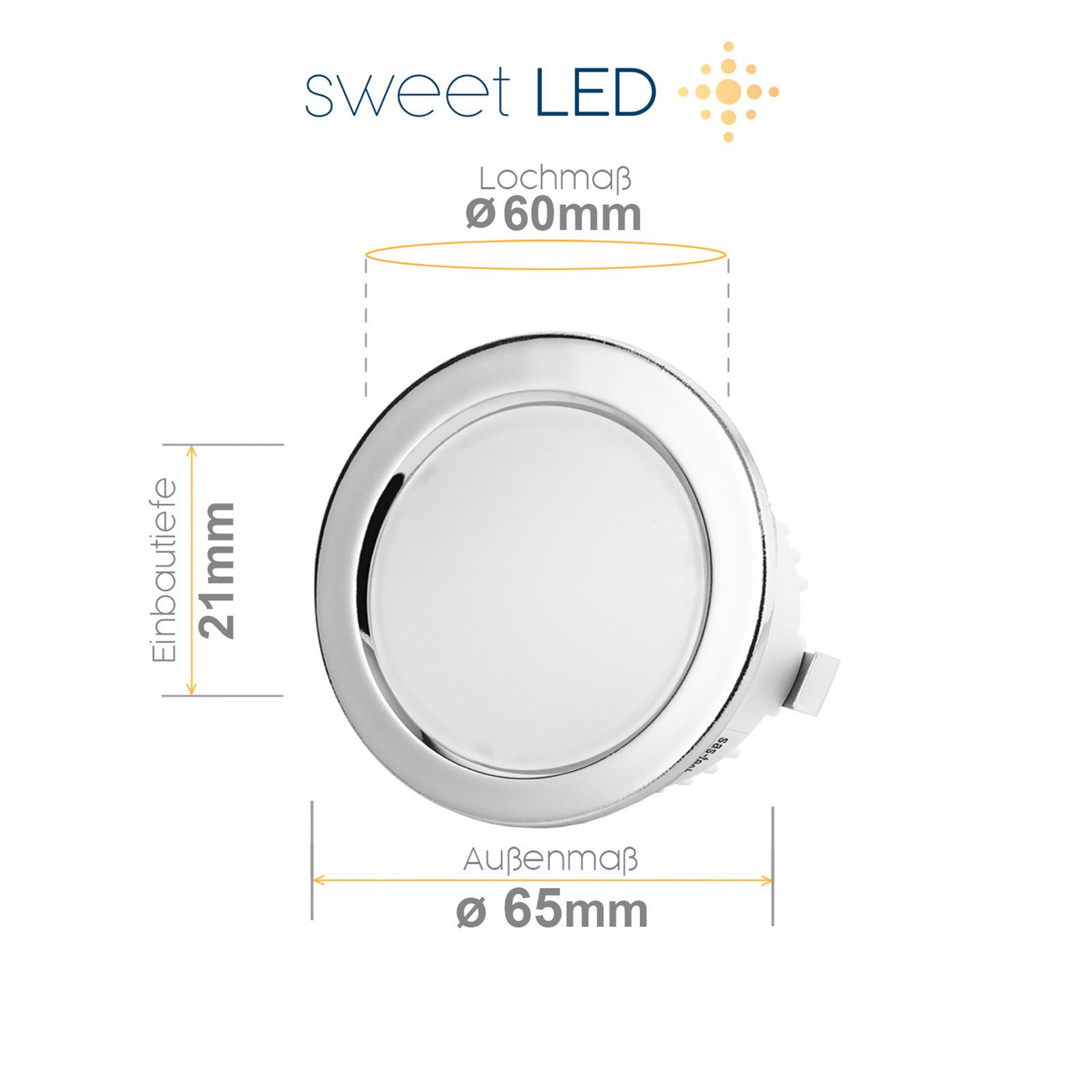 Sweet LED LED Einbaustrahler Möbel Einbaustrahler günstig online kaufen