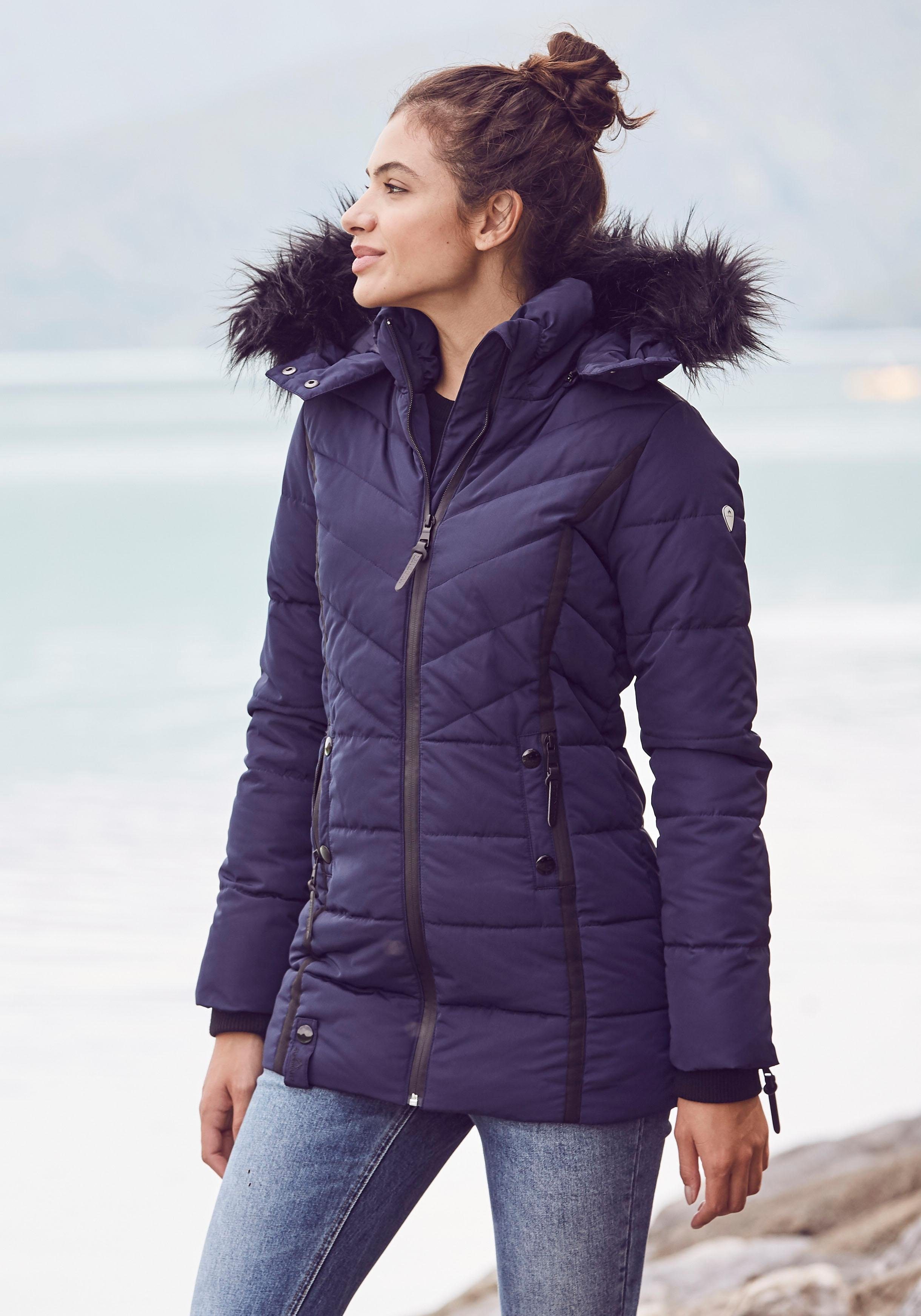 ALPENBLITZ Winterjacke "Pistenglück", mit Kapuze, hochwertige Steppjacke m. günstig online kaufen