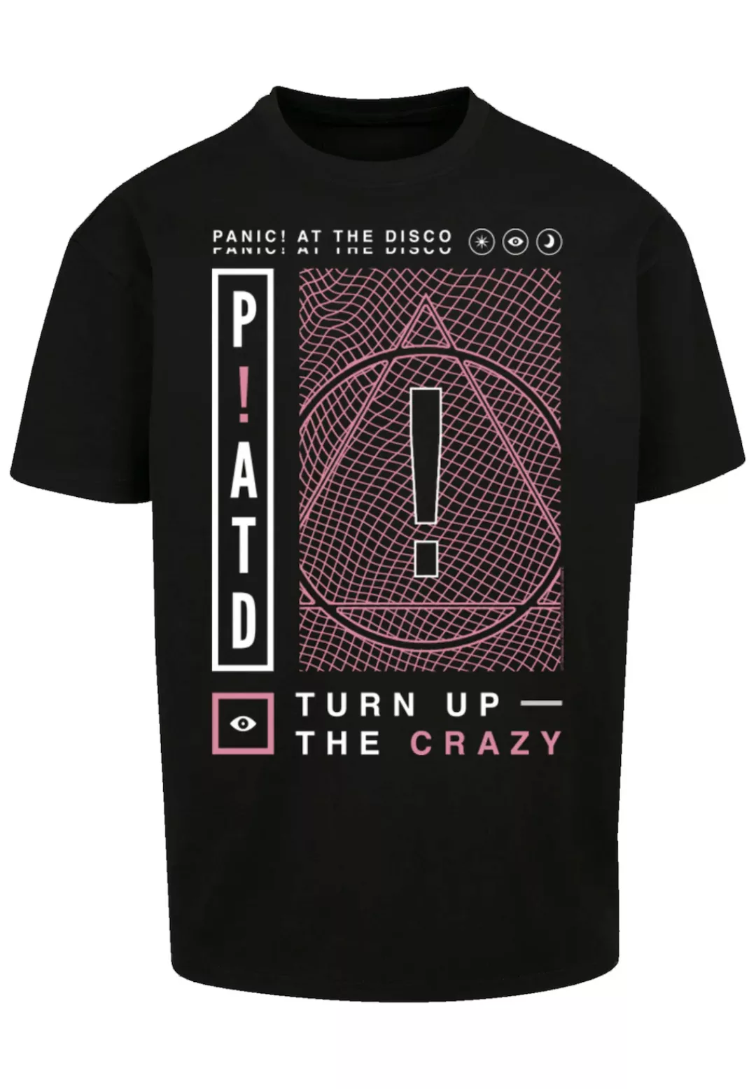 F4NT4STIC T-Shirt "Panic At The Disco Turn Up The Crazy", Premium Qualität günstig online kaufen