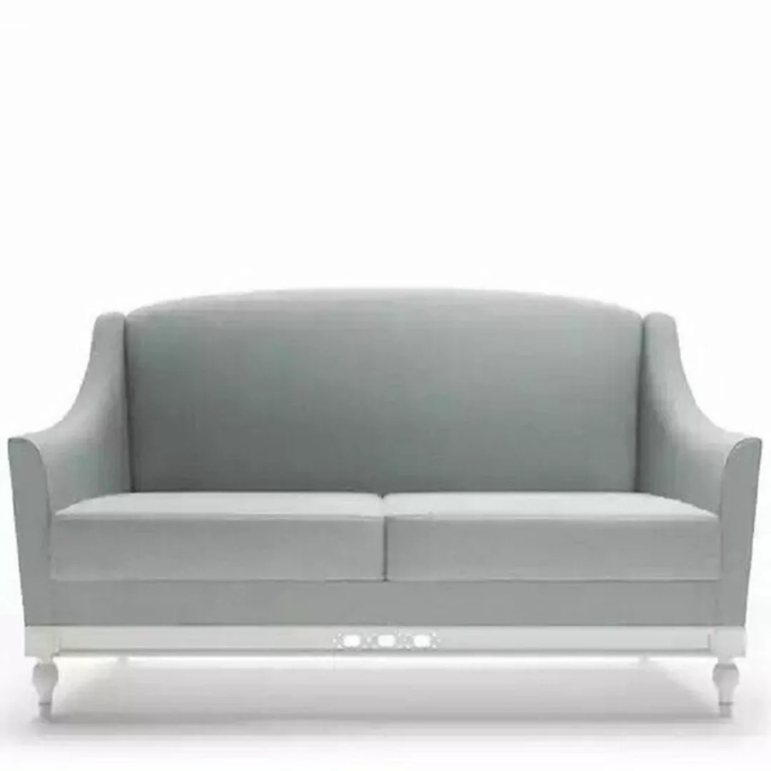 JVmoebel 2-Sitzer Grau Sofa 2 Sitzer Design Luxus Neu Textil Holz Polster Z günstig online kaufen