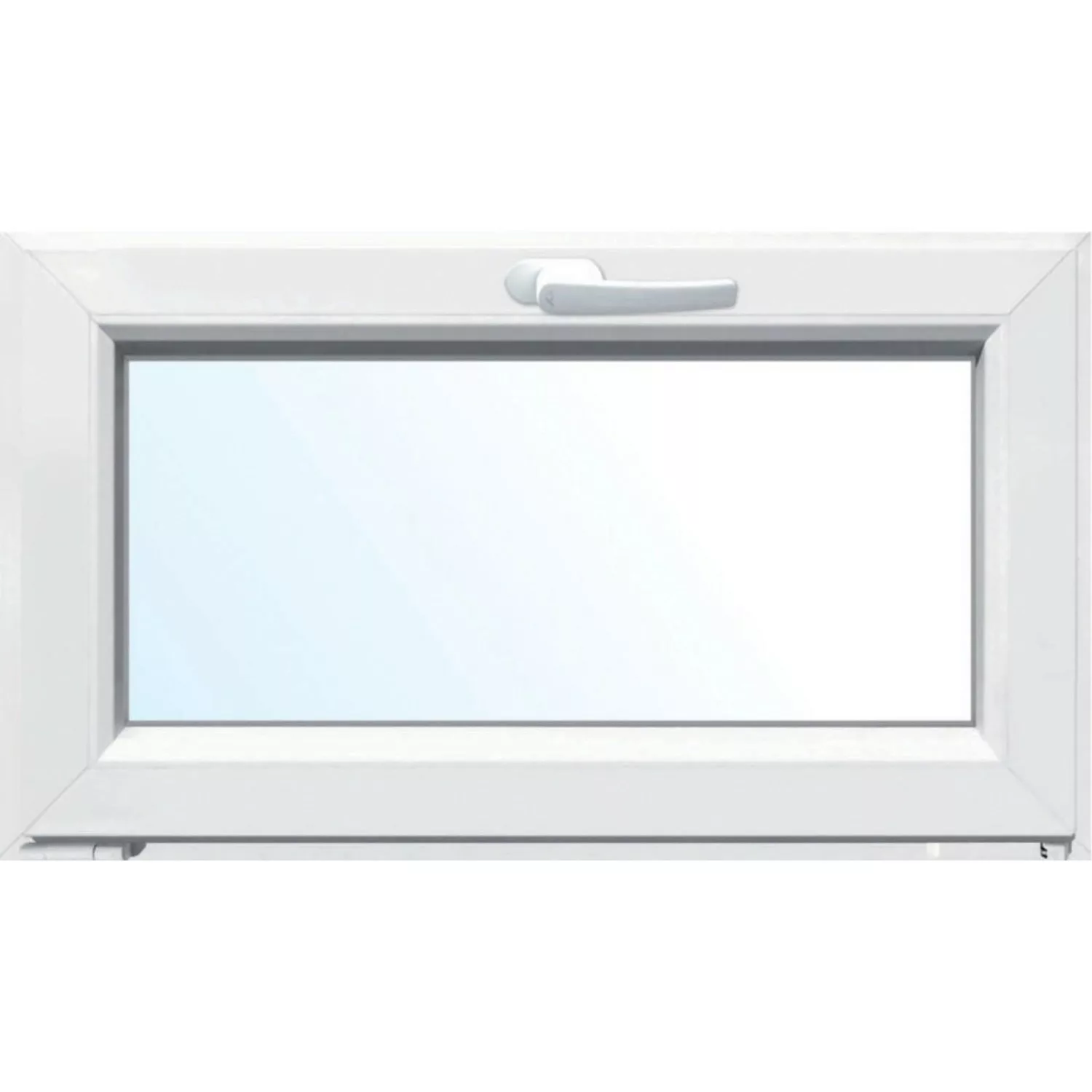 Kunststoff-Keller-Kipp-Fenster 2-Fach Verglasung Weiß 60 cm x 40 cm günstig online kaufen