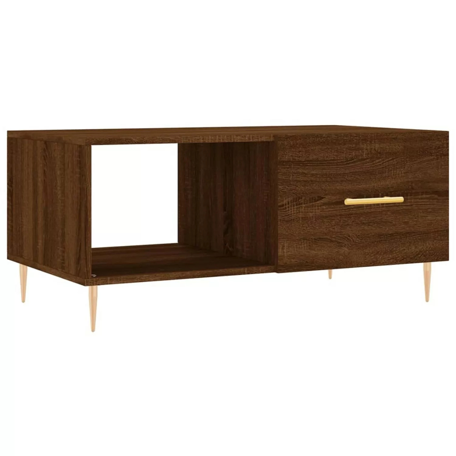 vidaXL Couchtisch Braun Eichen-Optik 90x50x40 cm Holzwerkstoff Modell 9 günstig online kaufen