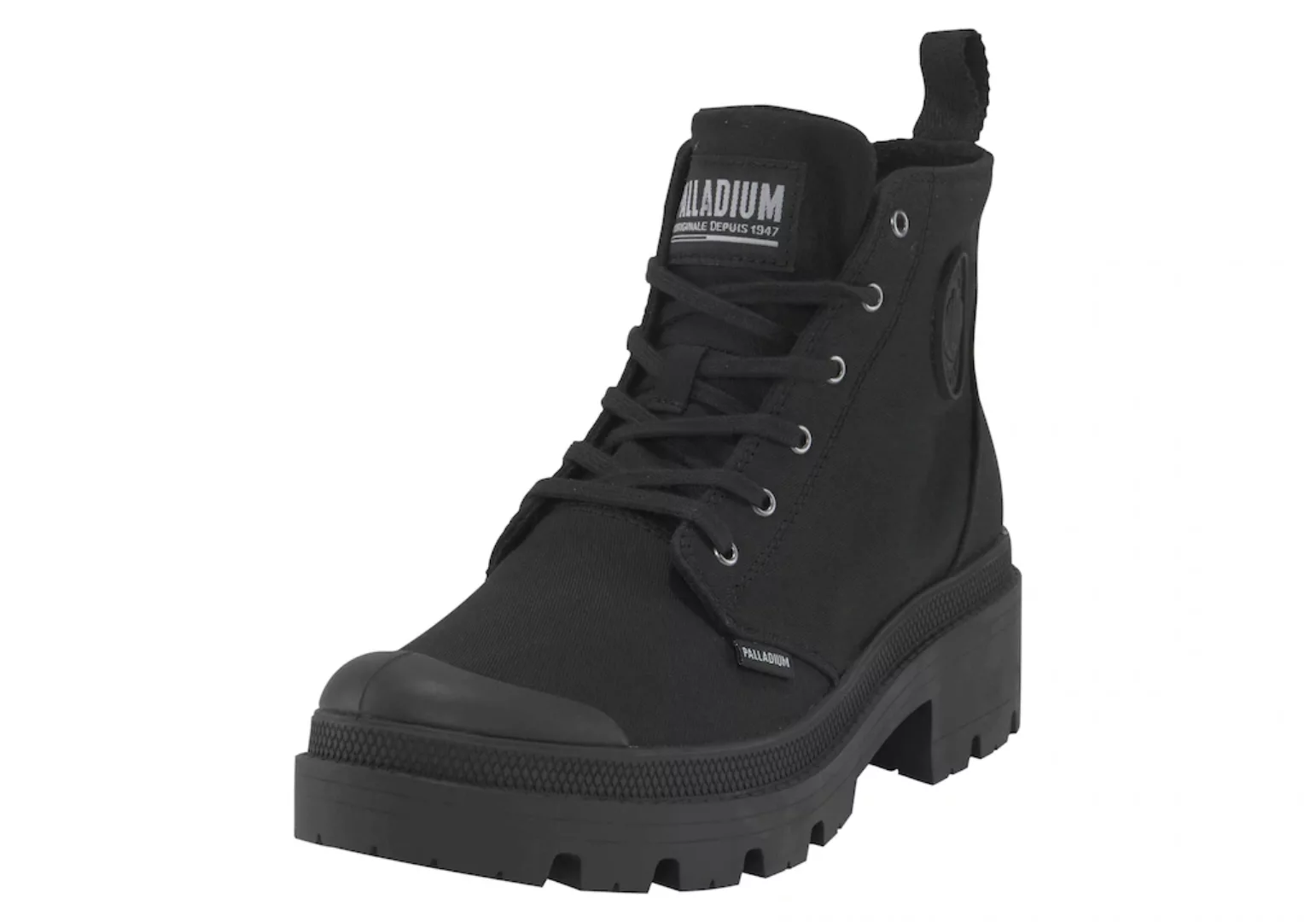 Palladium Schnürstiefelette "PALLABASE TWILL", Schnürstiefel, Schnürstiefel günstig online kaufen