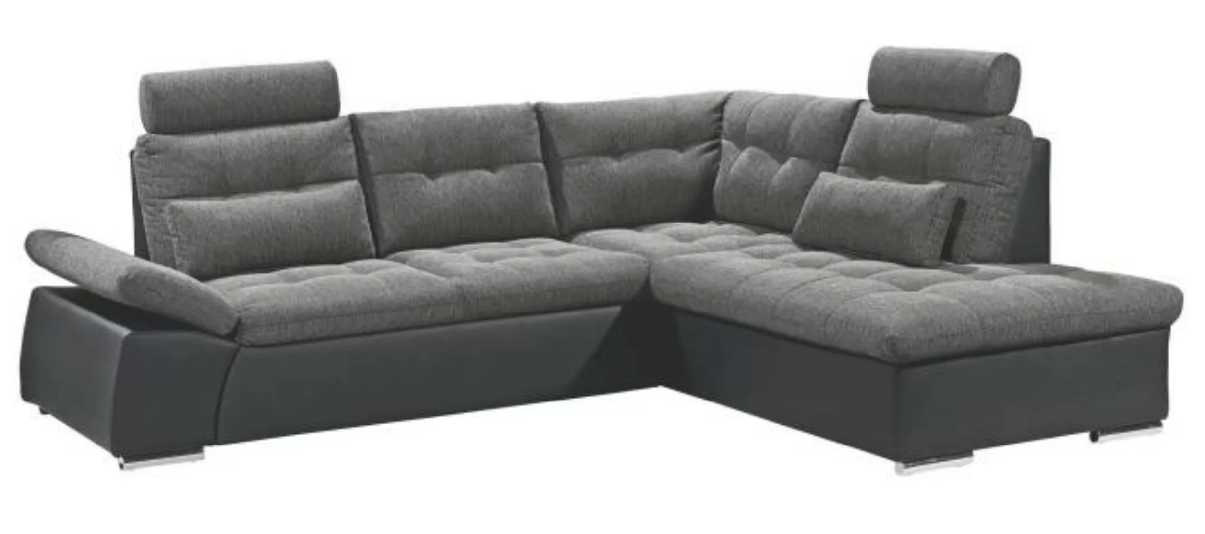 ED EXCITING DESIGN Ecksofa Jakarta, mit Schlaffunktion, verstellbarer Armle günstig online kaufen