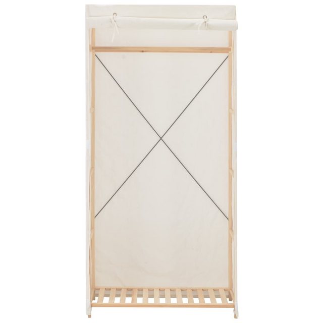 vidaXL Kleiderschrank Kleiderschrank Stoffschrank Weiß 79 x 40 x 170 cm Sto günstig online kaufen