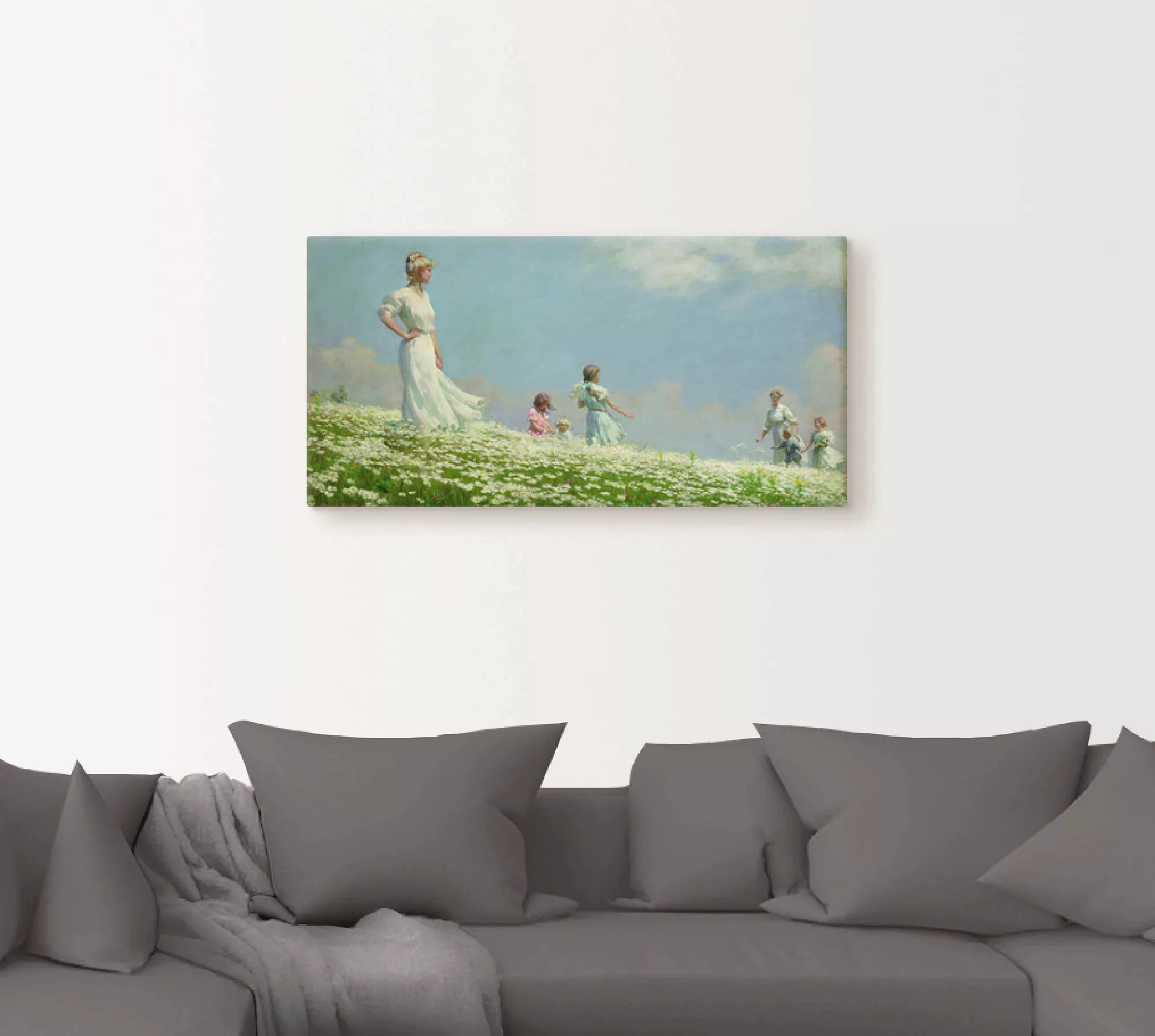 Artland Wandbild "Sommer. 1906", Gruppen & Familien, (1 St.), als Leinwandb günstig online kaufen