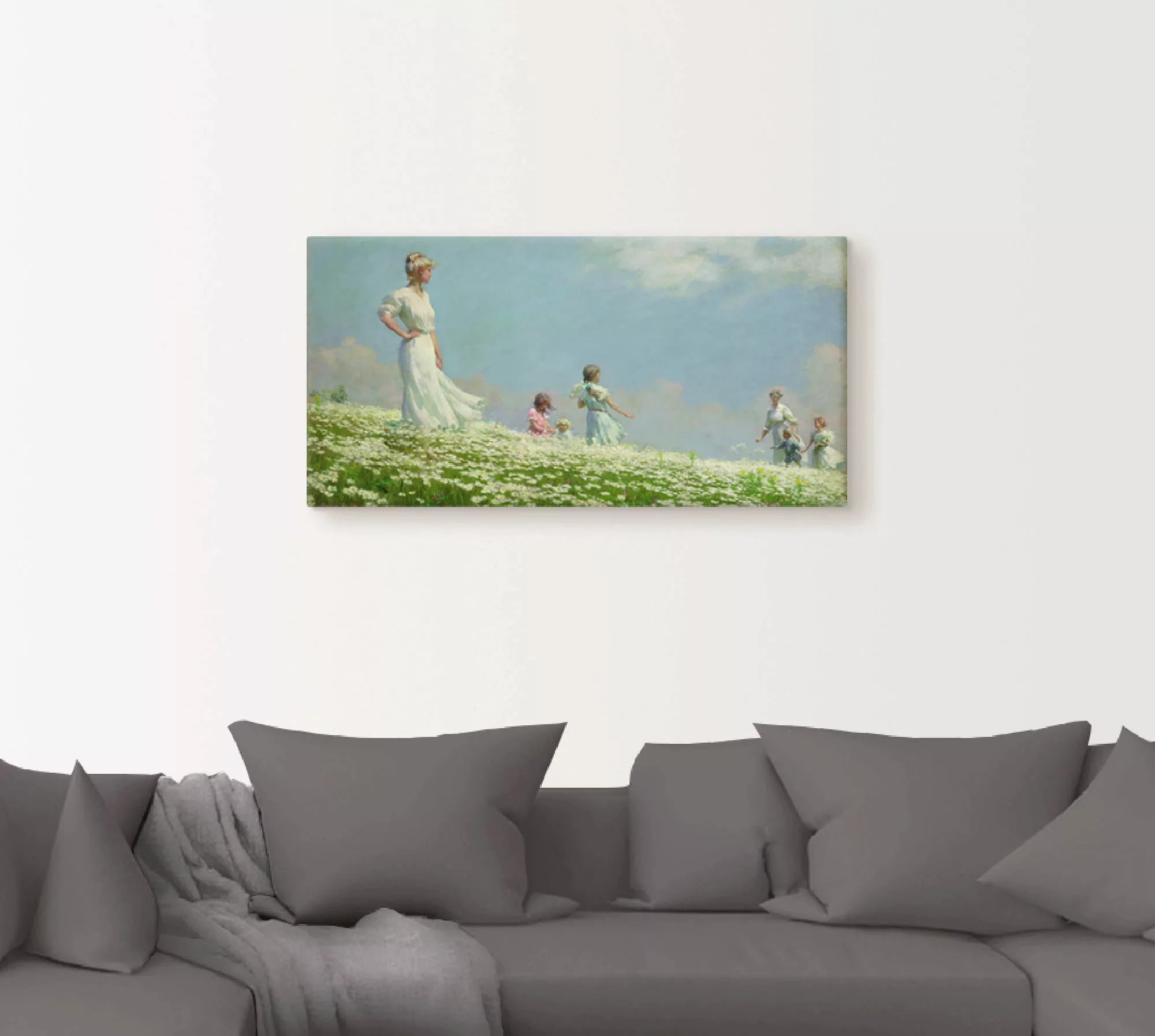 Artland Wandbild »Sommer. 1906«, Gruppen & Familien, (1 St.), als Leinwandb günstig online kaufen