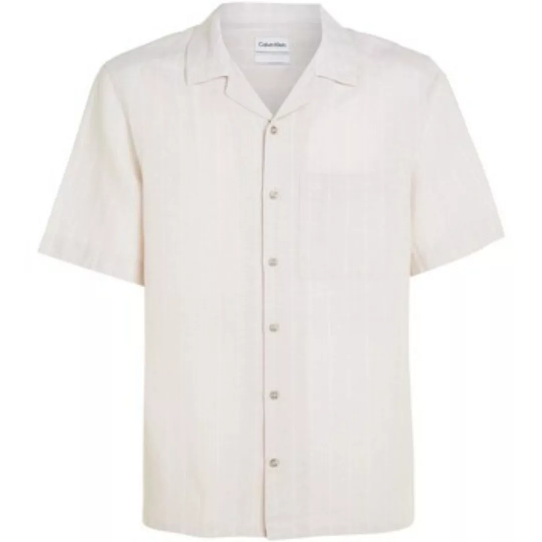 Calvin Klein Jeans  Hemdbluse Linen Cotton Stripe günstig online kaufen