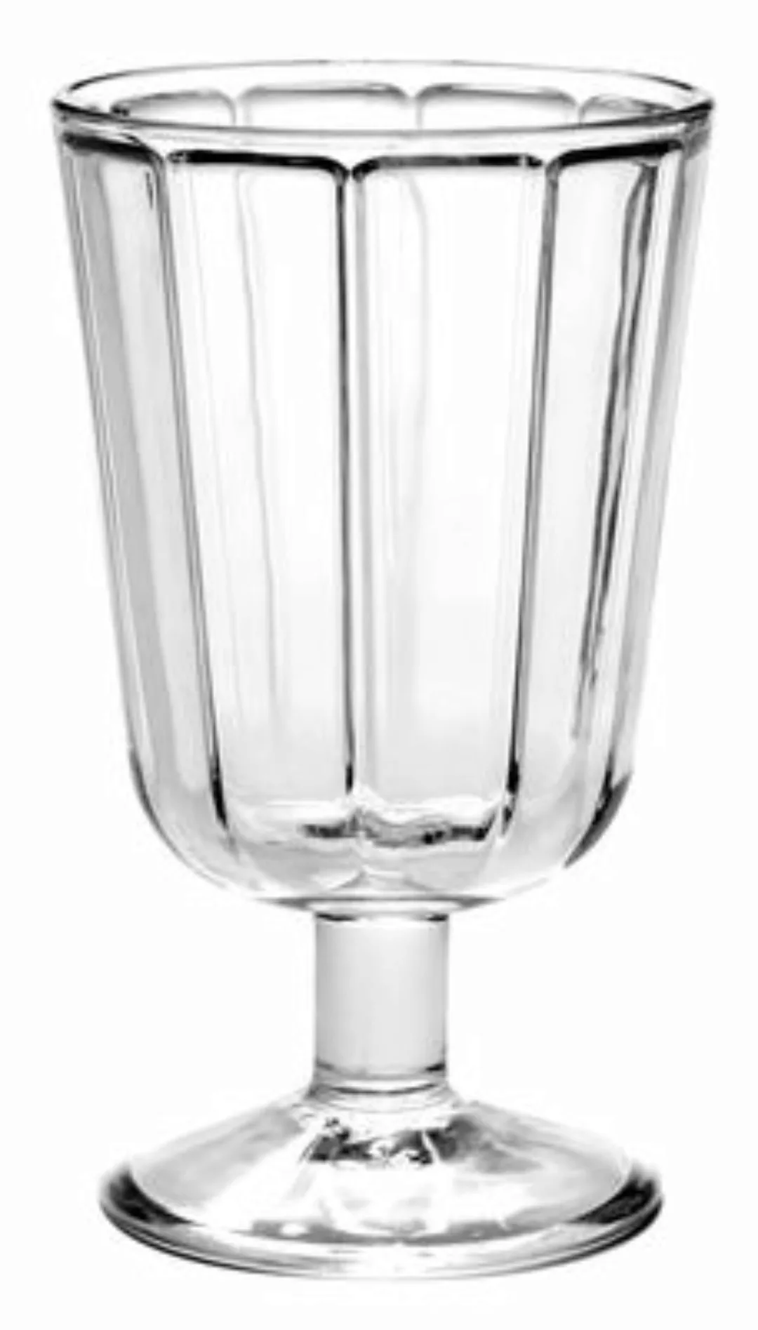 Rotweinglas Surface glas transparent / von Sergio Herman - Serax - Transpar günstig online kaufen