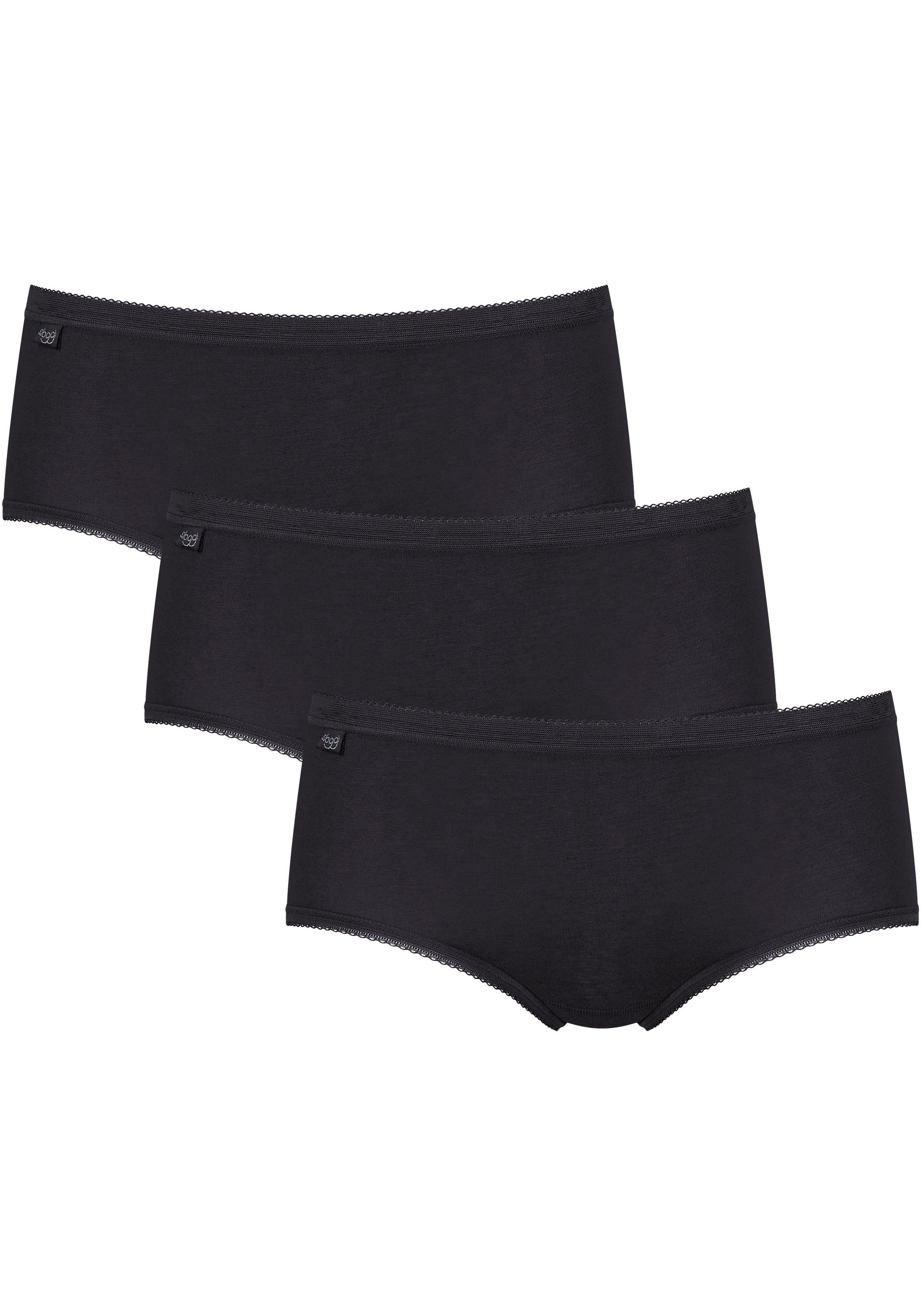 sloggi Midislip "Basic+", (3er Pack), Baumwolle, klassischer Stil, bequem, günstig online kaufen