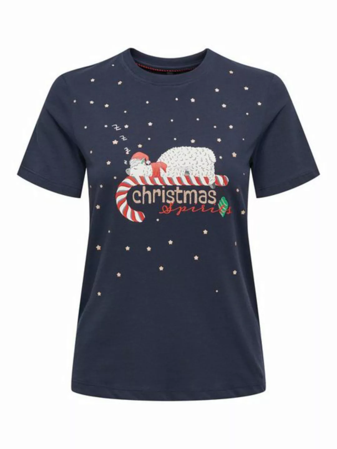 ONLY Rundhalsshirt ONLXMAS YRSA CHRISTMAS REG S/S TOP JRS für Weihnachten günstig online kaufen