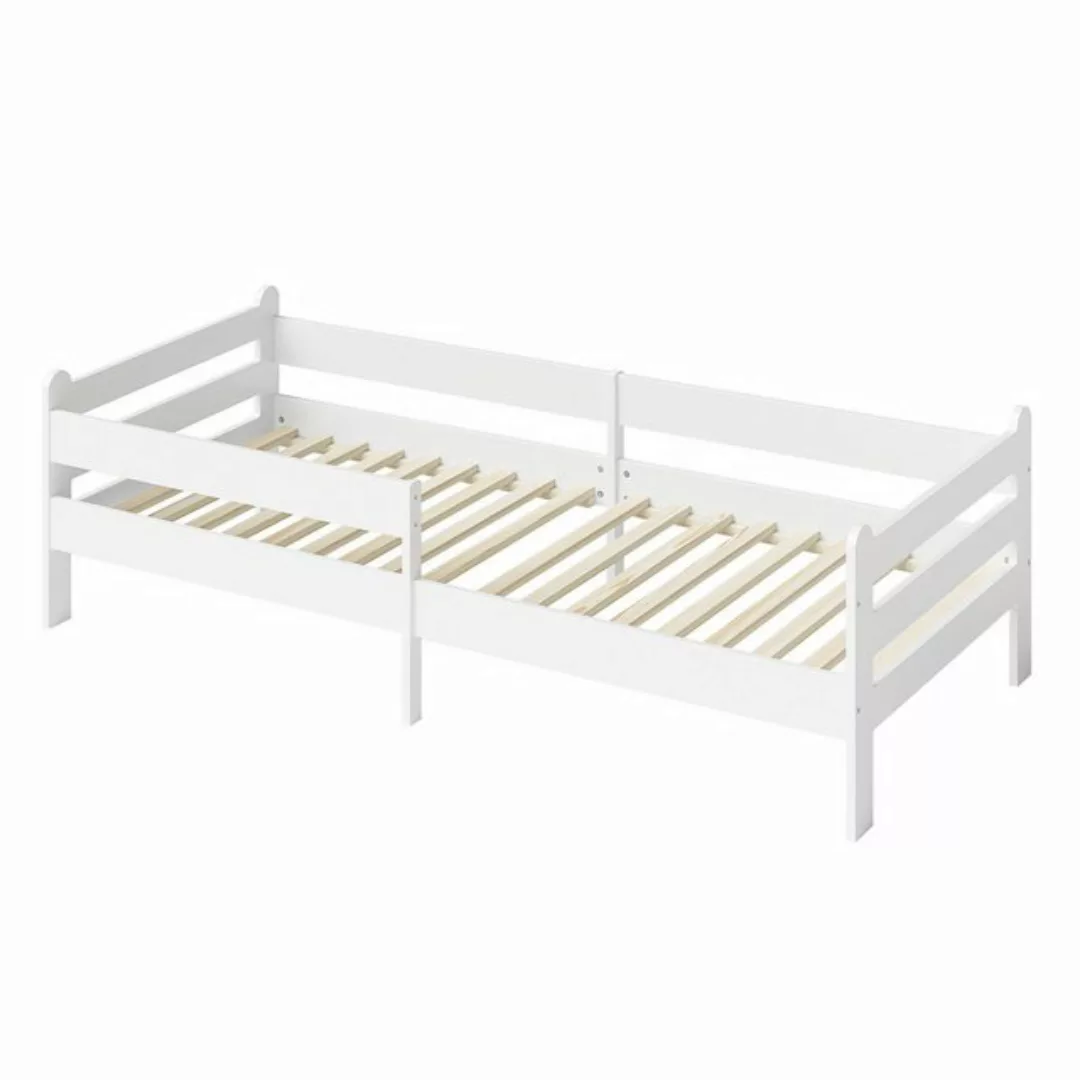 Bellabino Kinderbett Kuru (Einzelbett 90x200 cm in weiß mit Matratze), aus günstig online kaufen